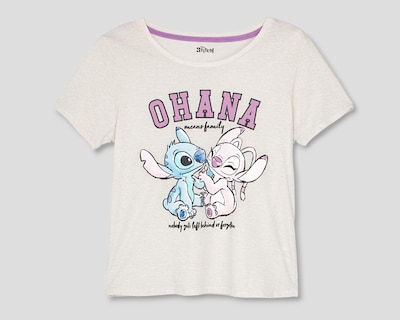Foto 1 | Playera Disney Stitch Estampada Juvenil