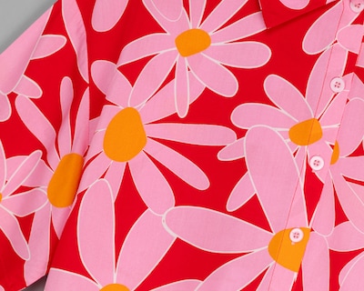 Foto 3 | Blusa 18 Forever Floral Manga Corta