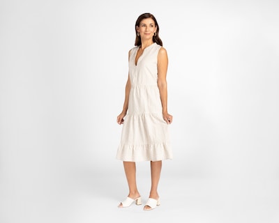 Foto 1 | Vestido Lady Sun Casual con Estampado a Rayas