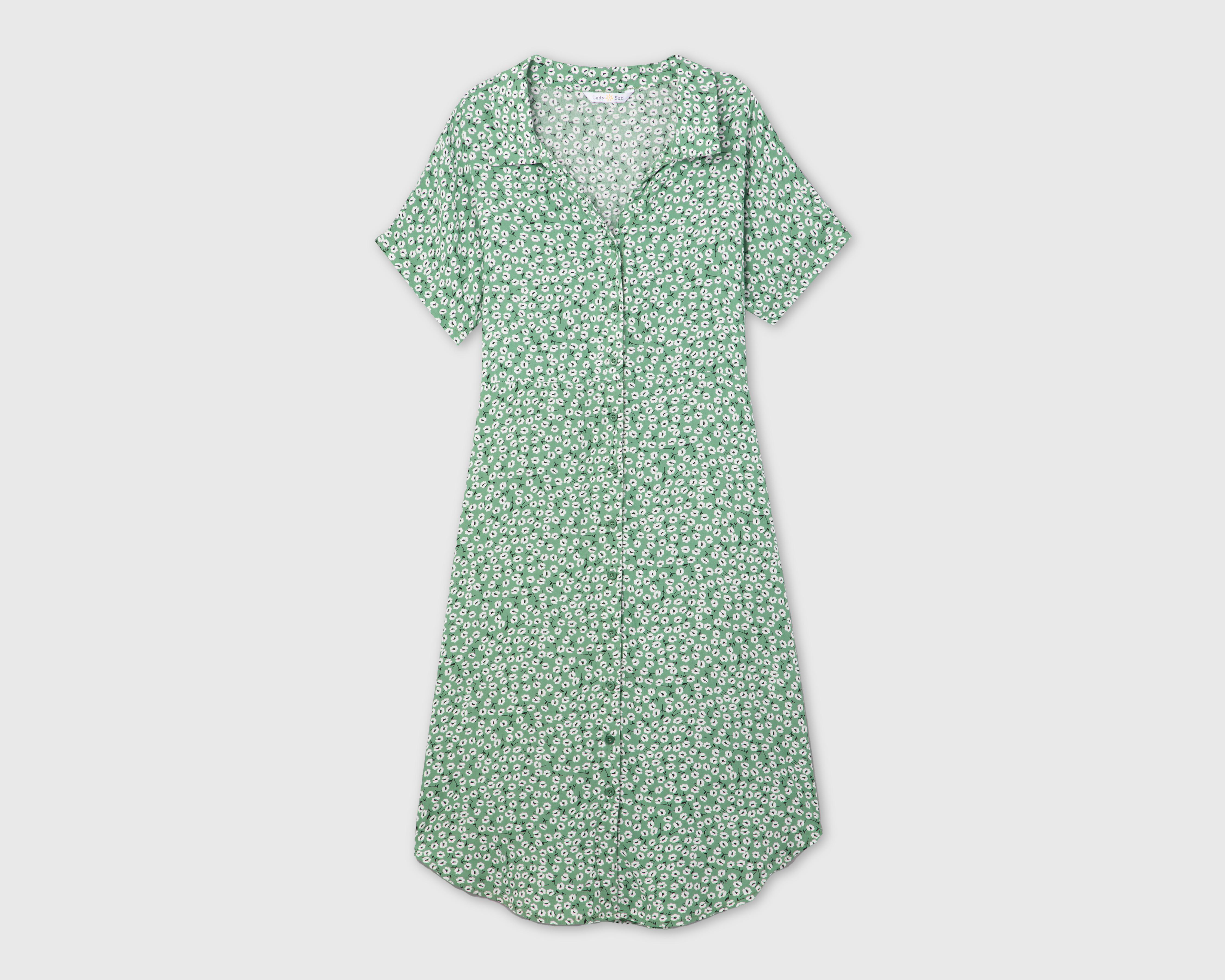 Vestido Casual Lady Sun Midi Floral