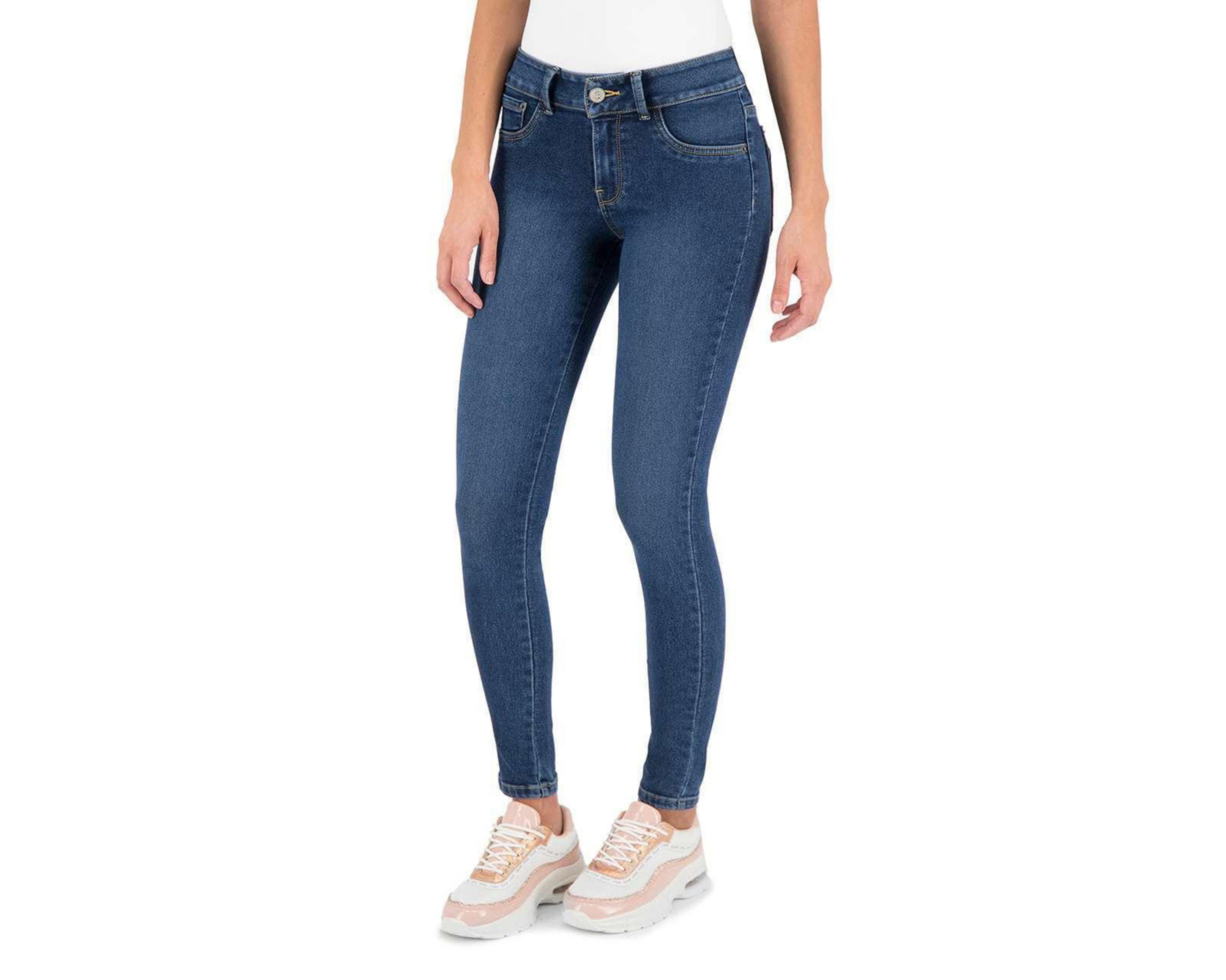 Foto 2 pulgar | Jeans Oggi Skinny Fit Azul