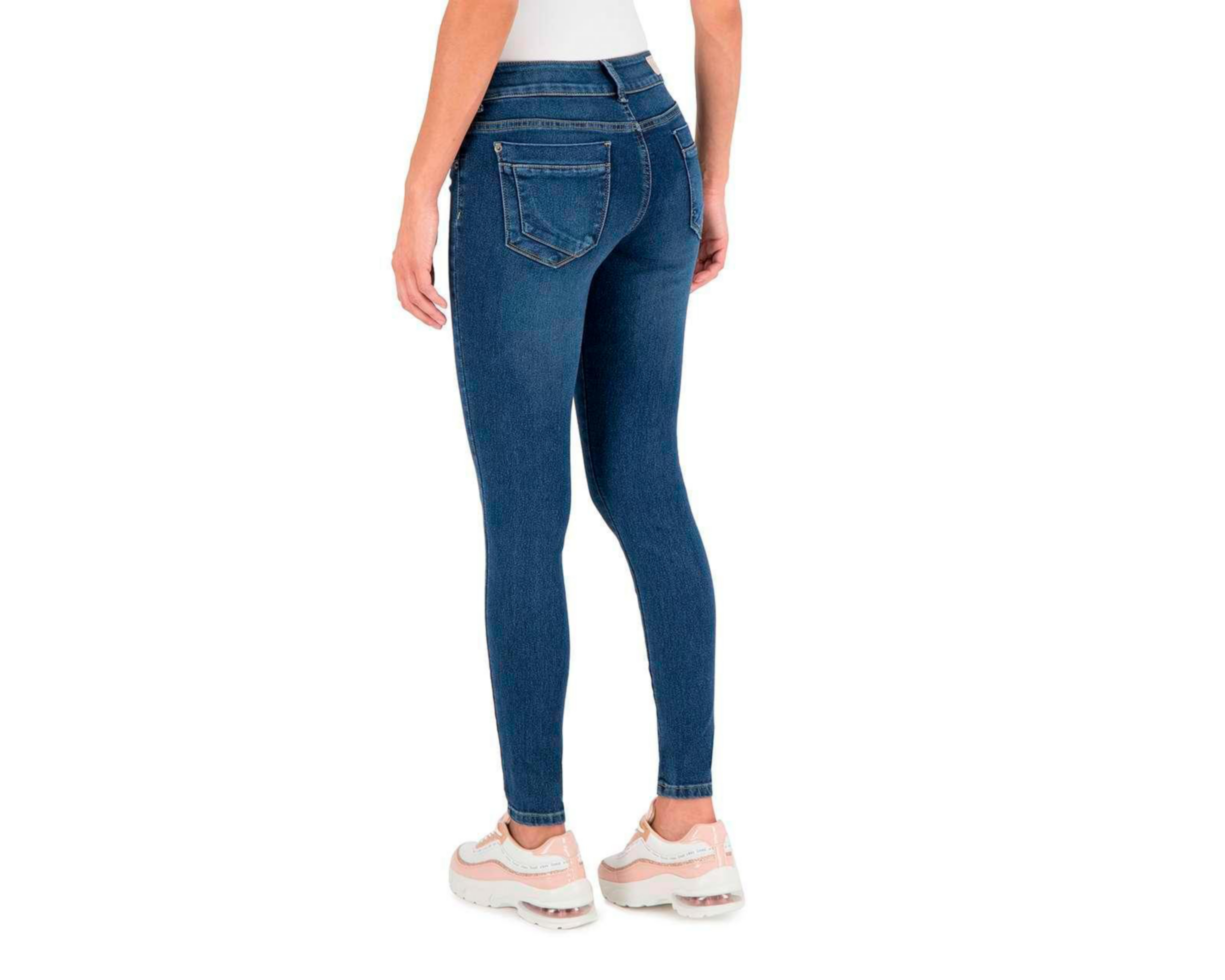 Foto 3 pulgar | Jeans Oggi Skinny Fit Azul