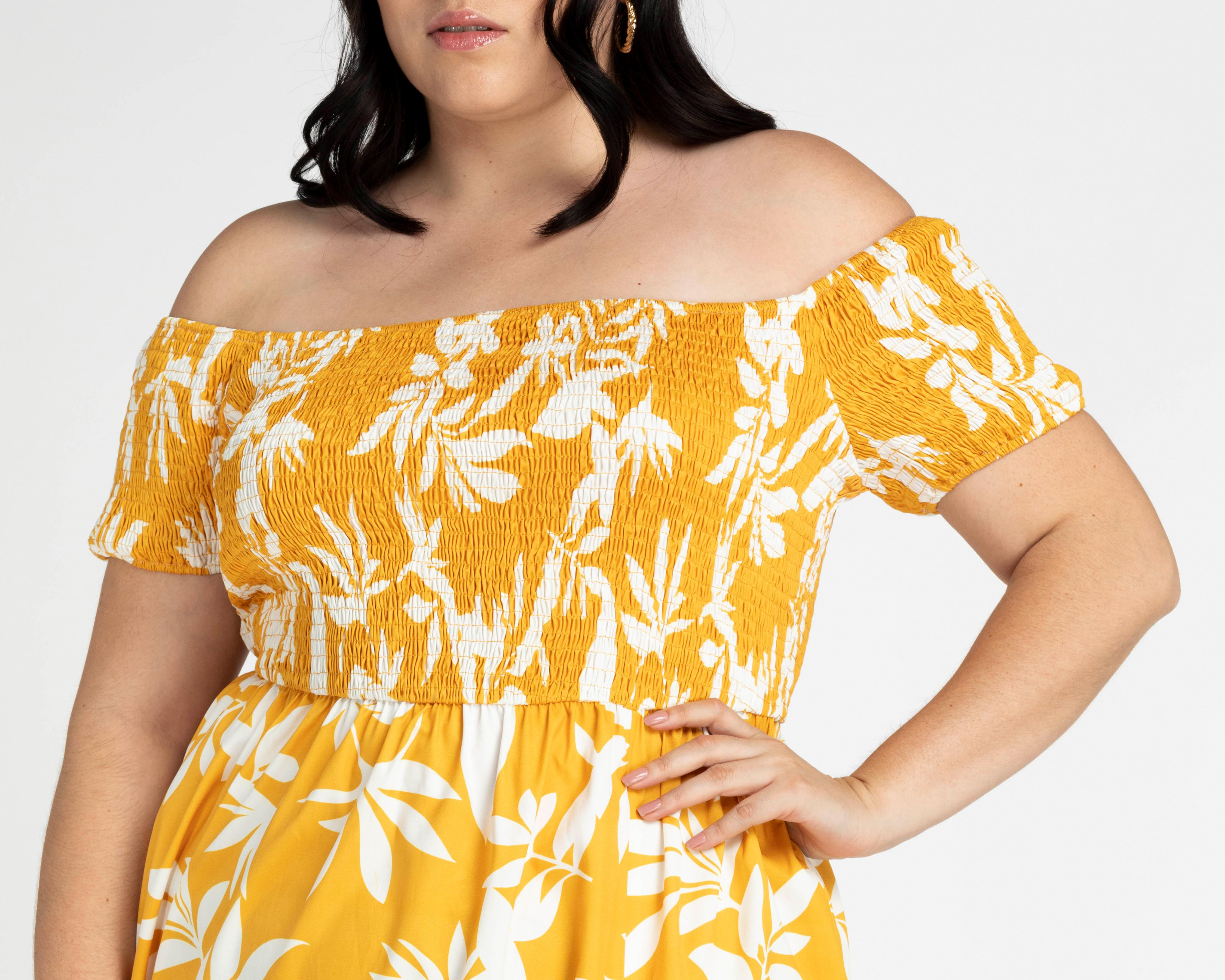 Foto 5 pulgar | Vestido Lady Sun Casual Corto con Zurcido