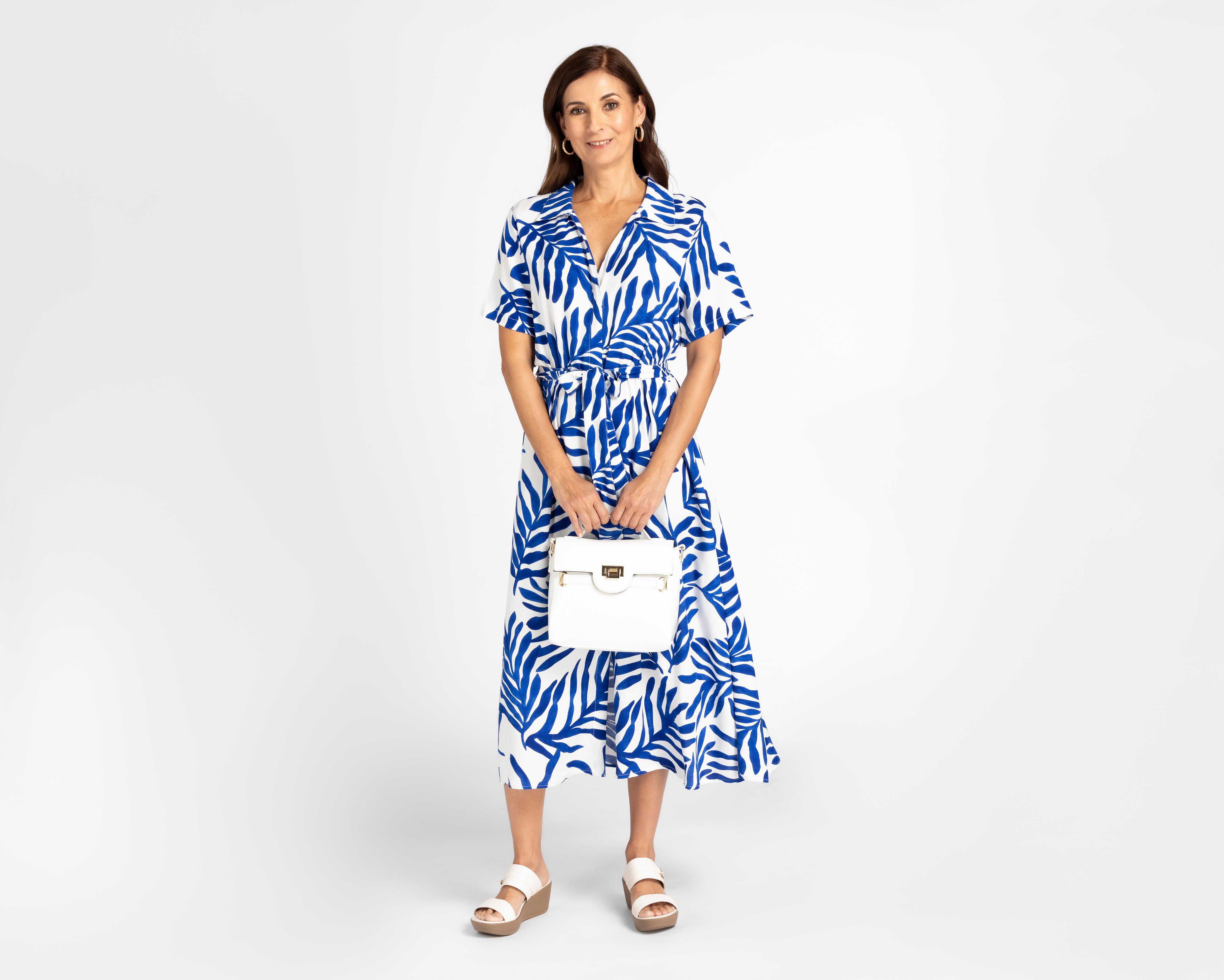 Foto 2 | Vestido Lady Sun Midi Estampado Floral con Botones