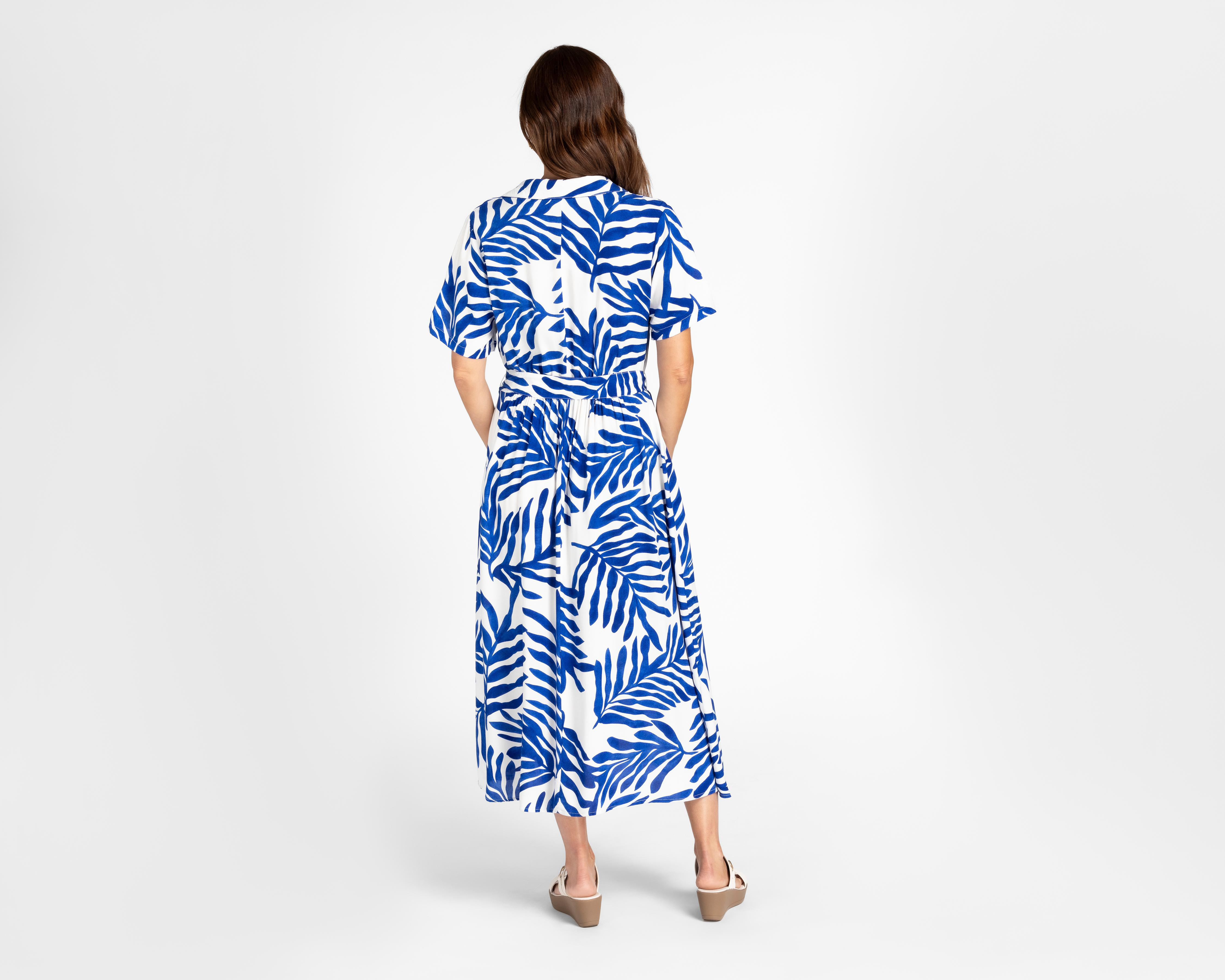 Foto 4 pulgar | Vestido Lady Sun Midi Estampado Floral con Botones