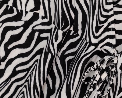 Foto 3 | Vestido Sahara Casual Animal Print Escote Cruzado