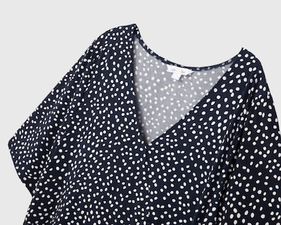 Foto 3 | Vestido Casual Lady Sun Estampado Escote Cruzado con Manga Corta