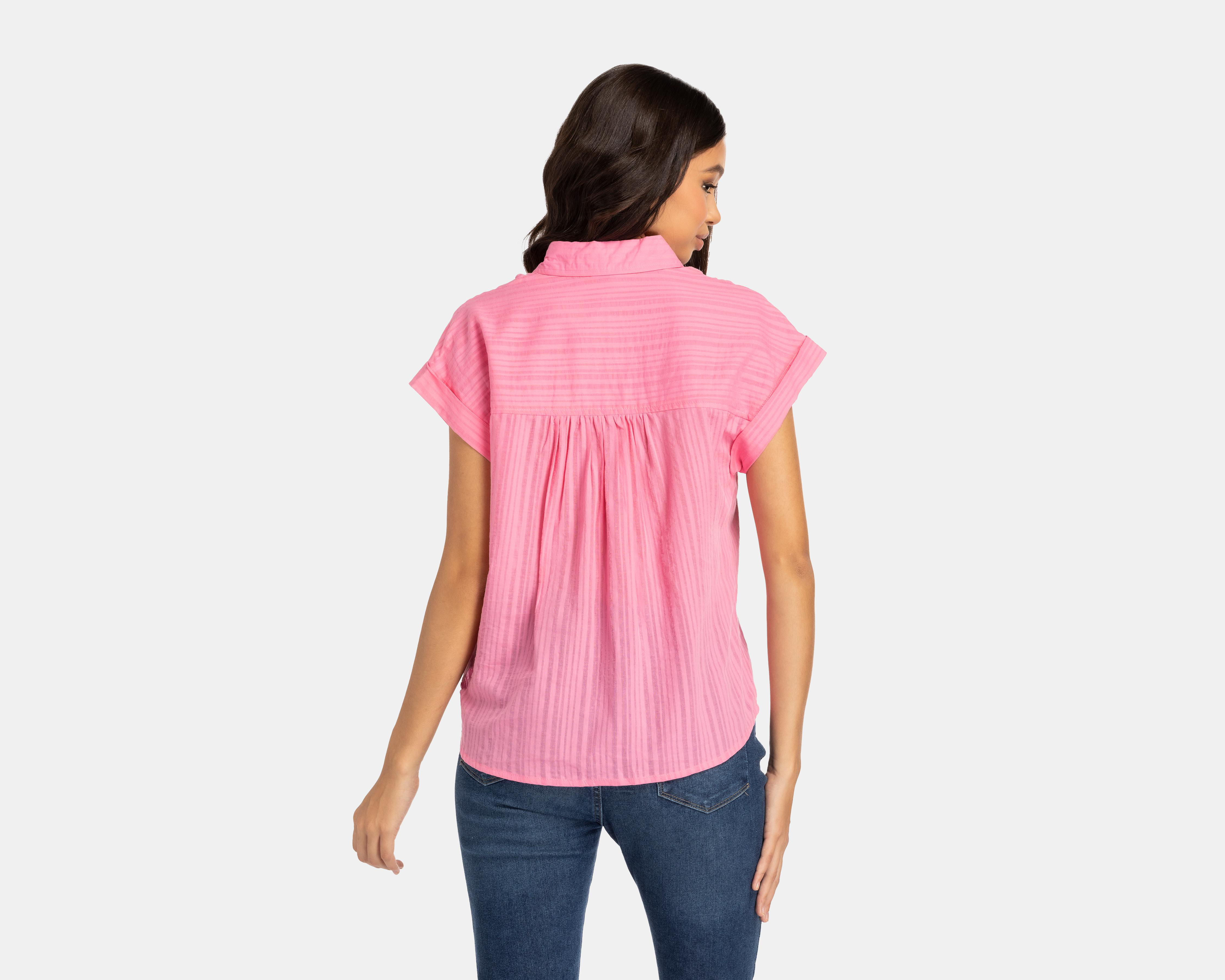 Foto 4 pulgar | Blusa Refill de Algodón Manga Corta