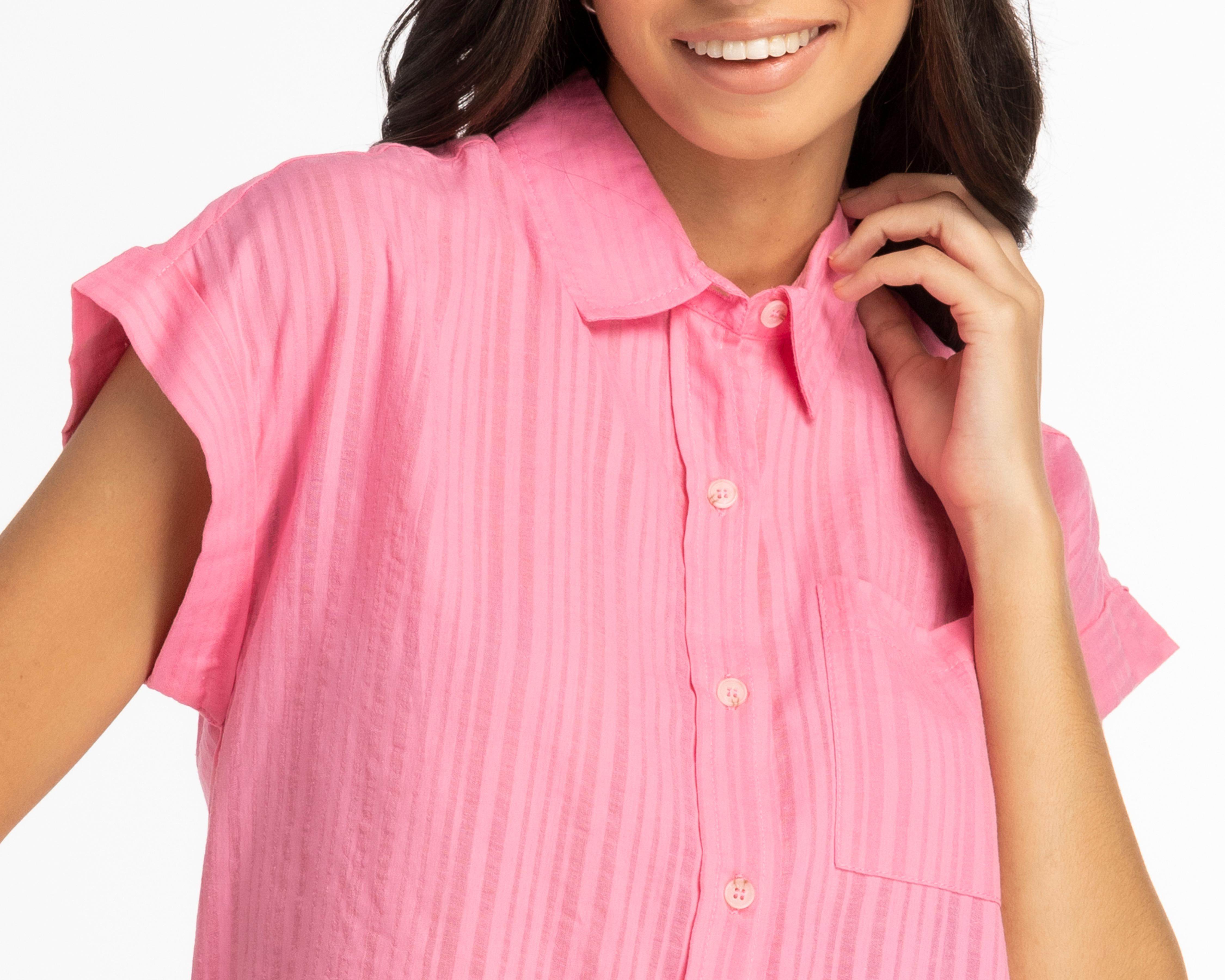 Foto 4 | Blusa Refill de Algodón Manga Corta