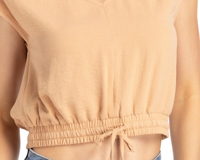 Foto 4 | Blusa Sahara Manga Corta Cuello V
