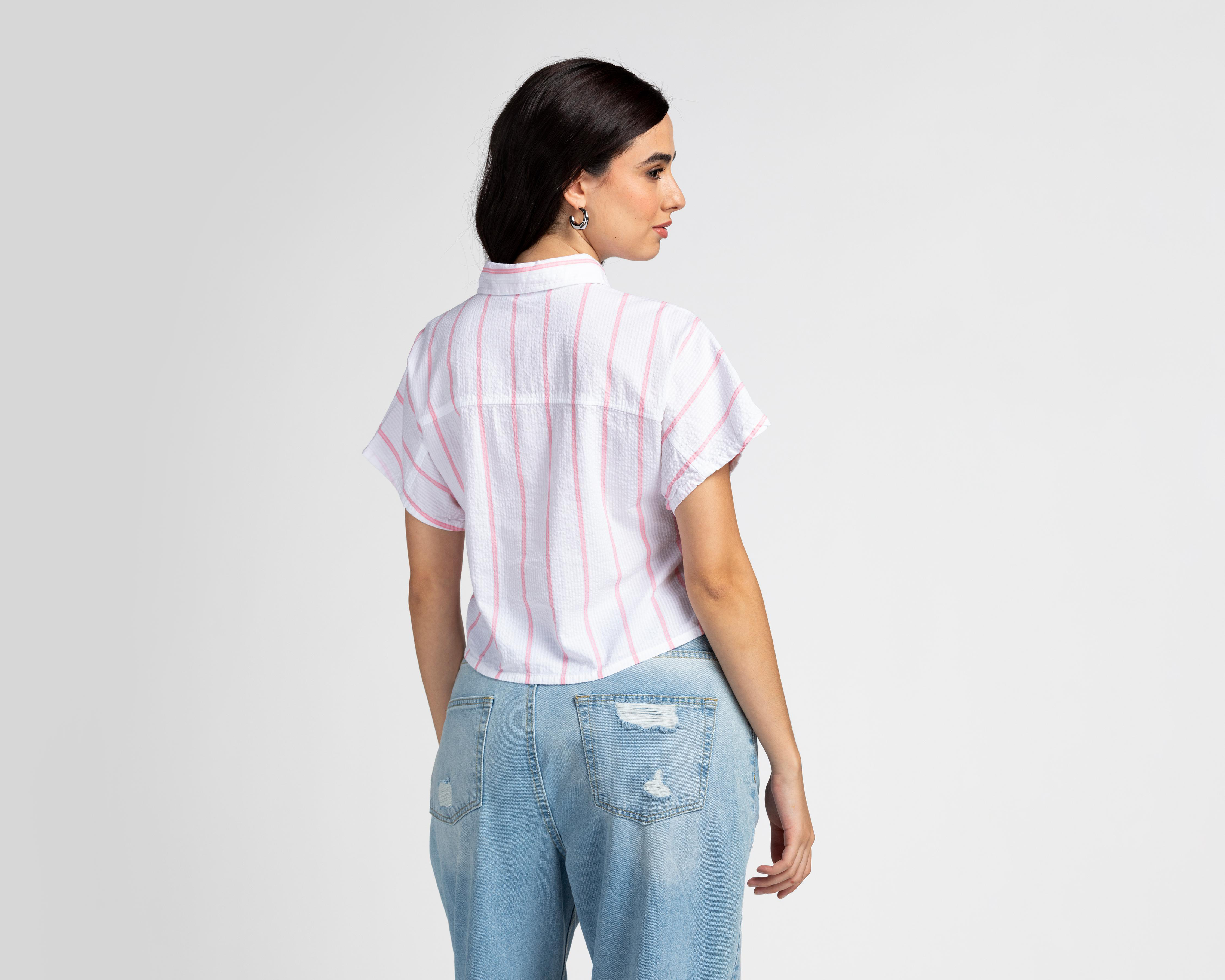 Foto 4 pulgar | Blusa York Team Polo Club a Rayas para Mujer