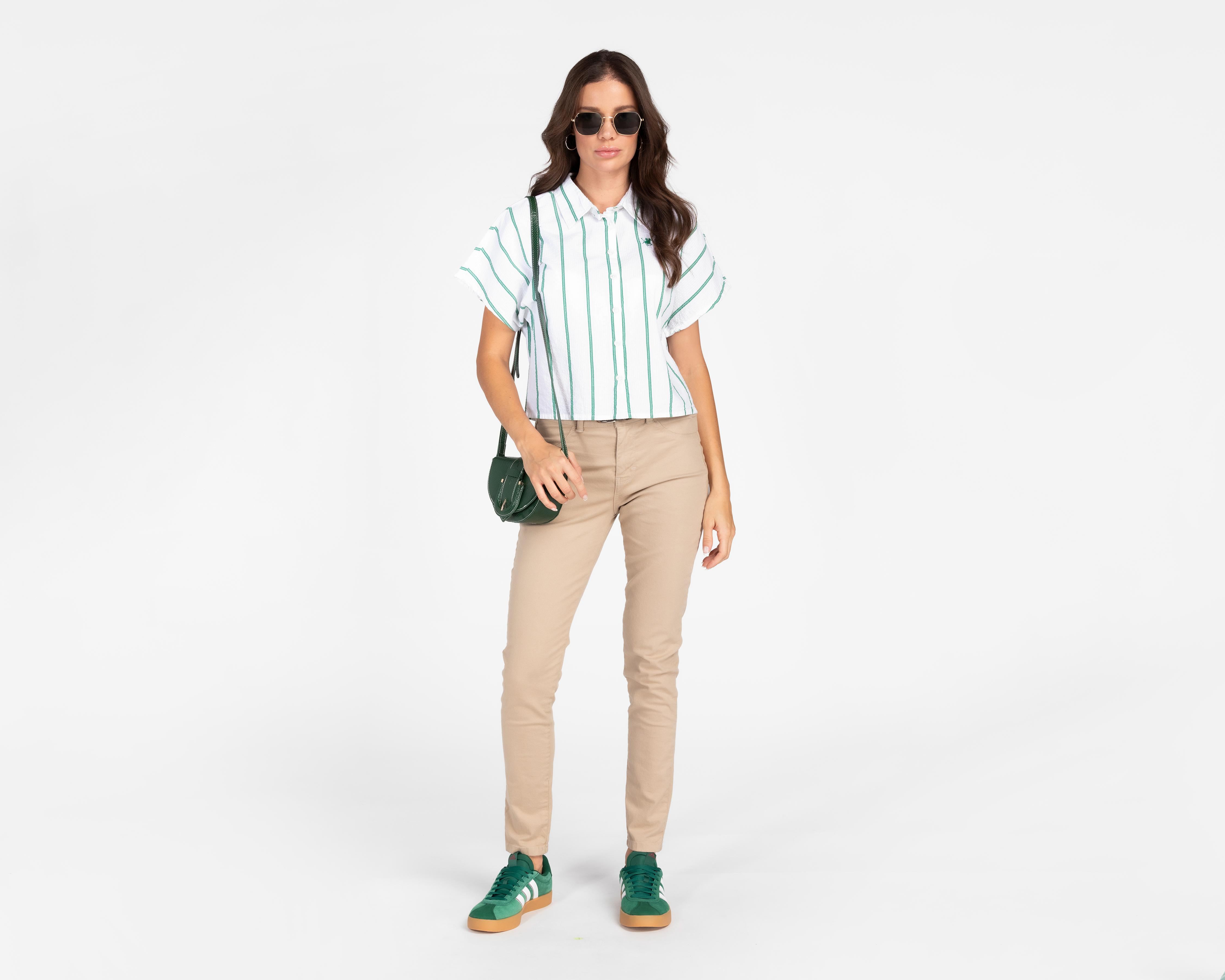 Foto 3 pulgar | Blusa York Team Polo Club a Rayas para Mujer
