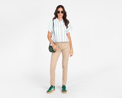 Foto 2 | Blusa York Team Polo Club a Rayas para Mujer