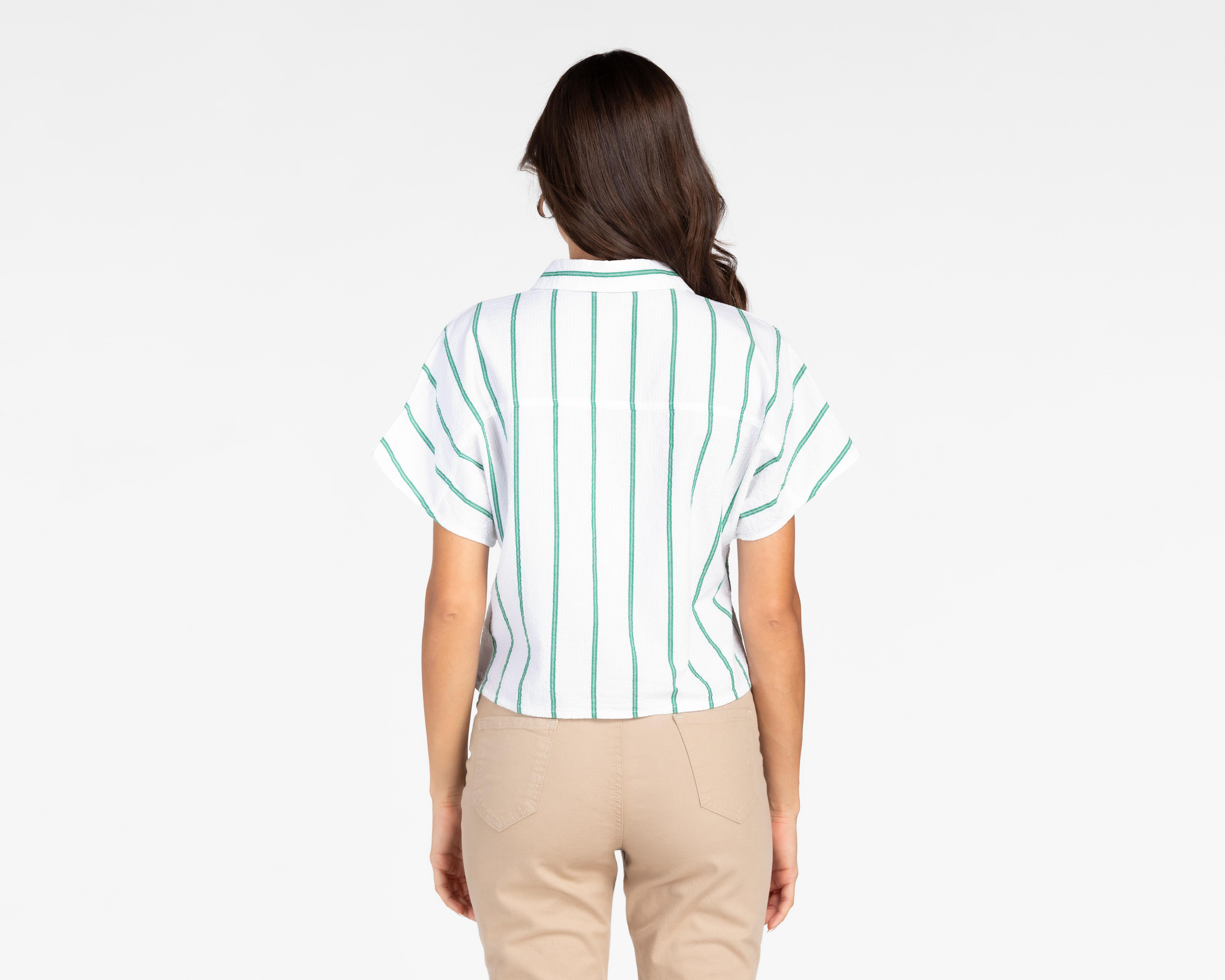 Foto 4 pulgar | Blusa York Team Polo Club a Rayas para Mujer