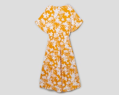 Foto 2 | Vestido Lady Sun Casual Amarillo con Estampado Floral