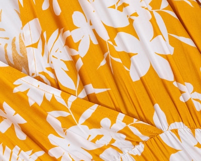 Foto 3 | Vestido Lady Sun Casual Amarillo con Estampado Floral