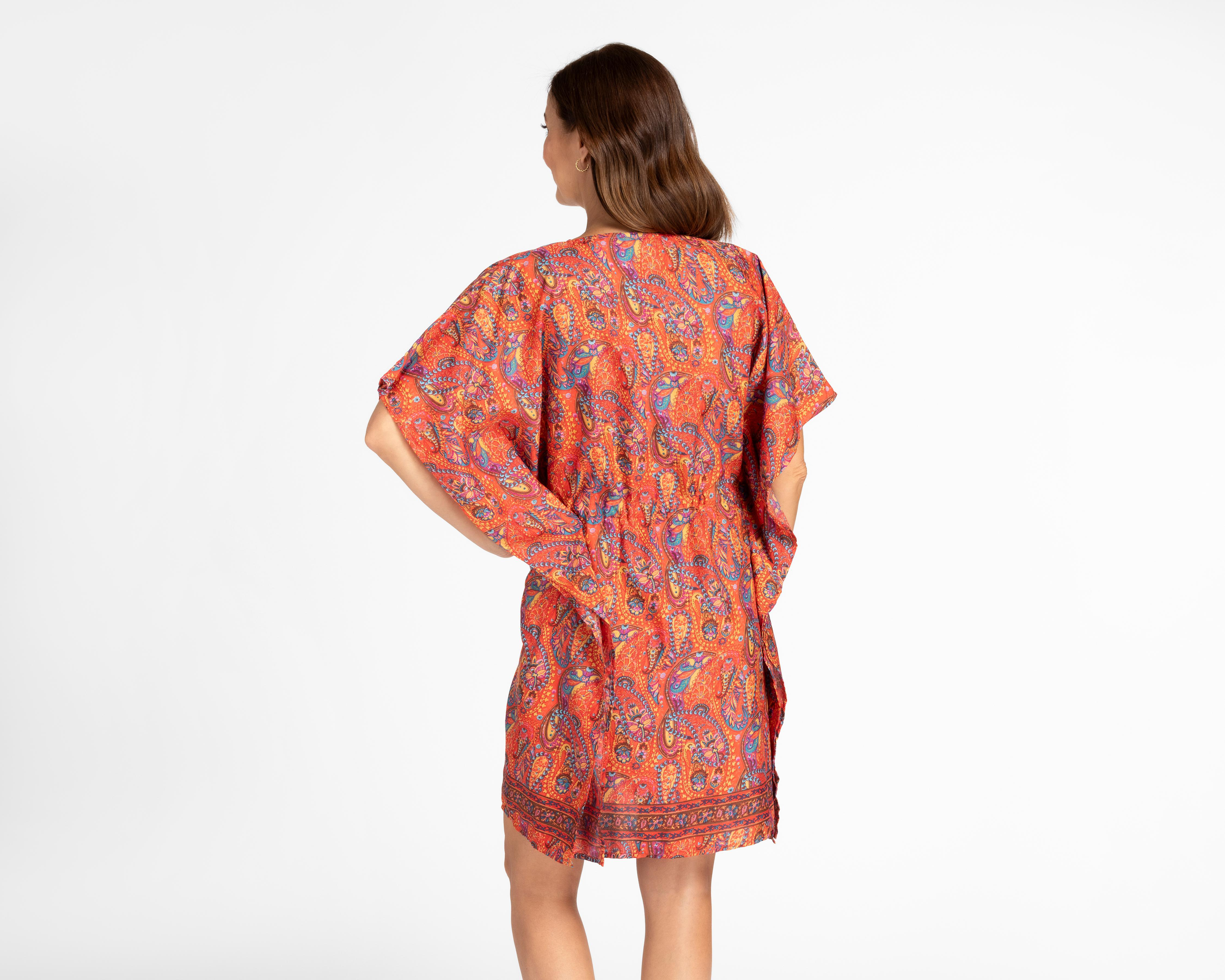 Foto 3 | Vestido Lady Sun de Playa Anaranjado