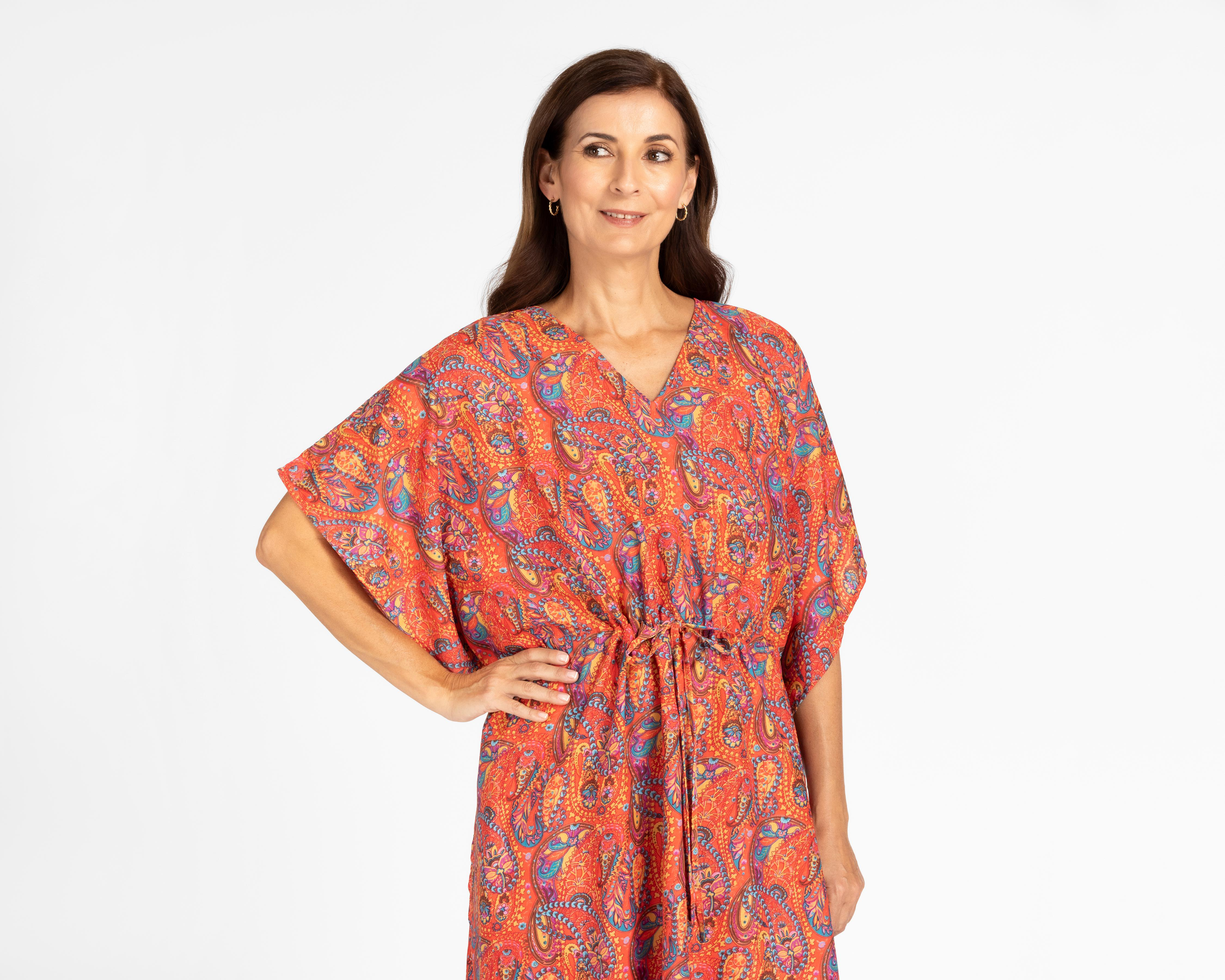 Foto 4 | Vestido Lady Sun de Playa Anaranjado
