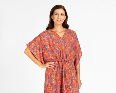 Foto 4 | Vestido Lady Sun de Playa Anaranjado