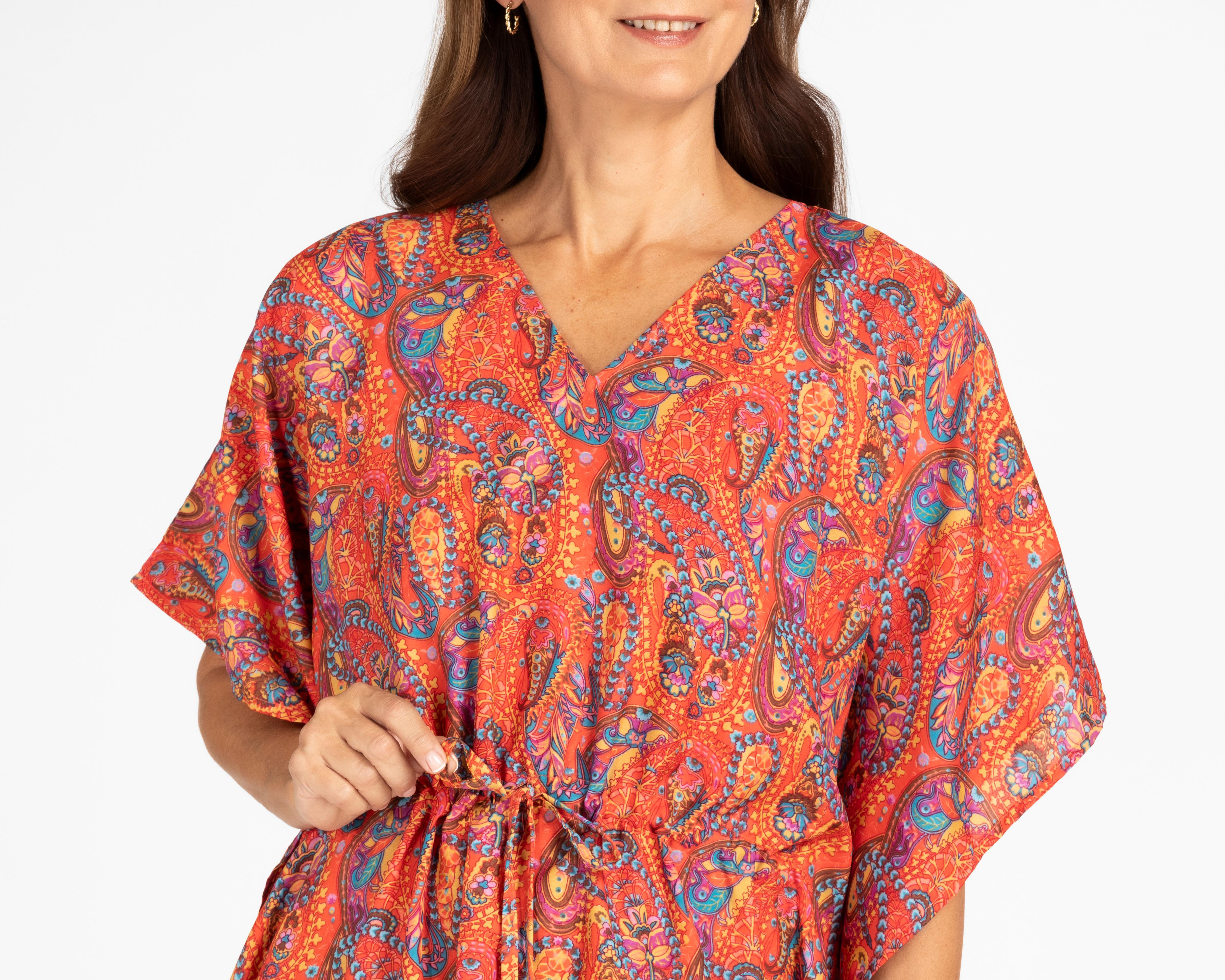 Foto 5 | Vestido Lady Sun de Playa Anaranjado