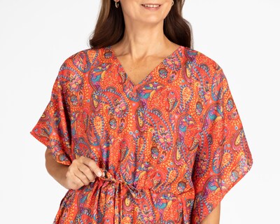 Foto 5 | Vestido Lady Sun de Playa Anaranjado