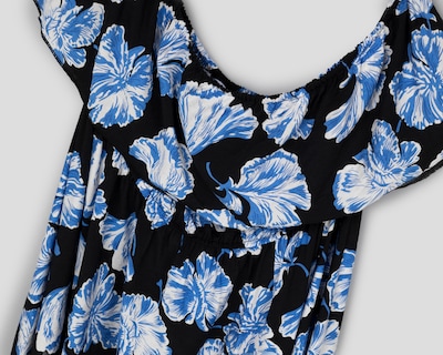 Foto 3 | Vestido Lady Sun de Playa Floreado de Hombros Descubiertos con Holán