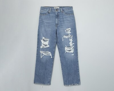 Foto 5 | Jeans Levi's 94 Baggy con Destrucciones