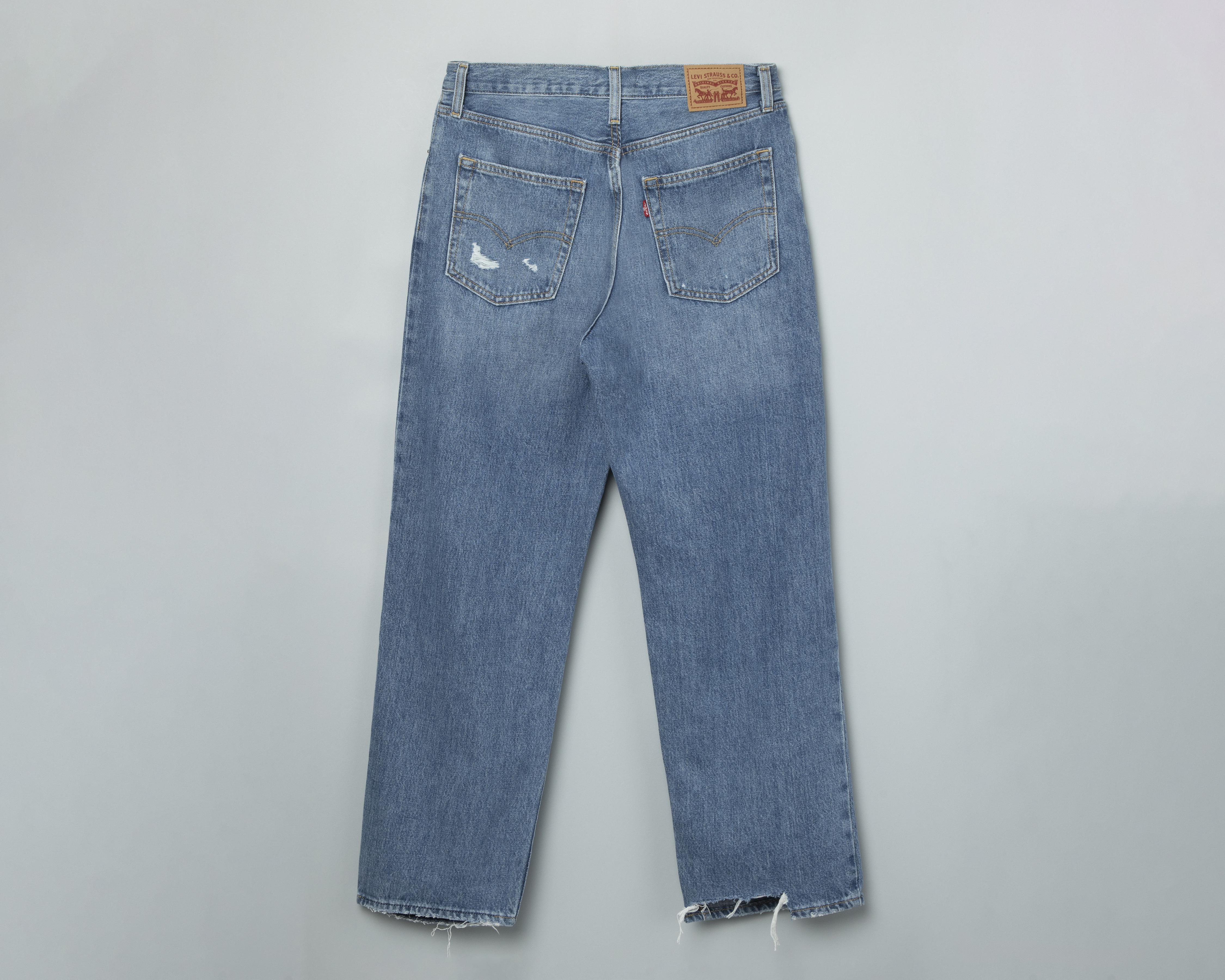 Foto 7 pulgar | Jeans Levi's 94 Baggy con Destrucciones