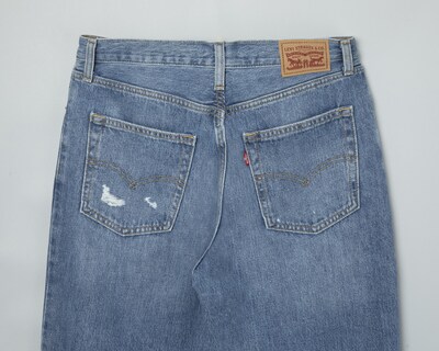 Foto 8 | Jeans Levi's 94 Baggy con Destrucciones