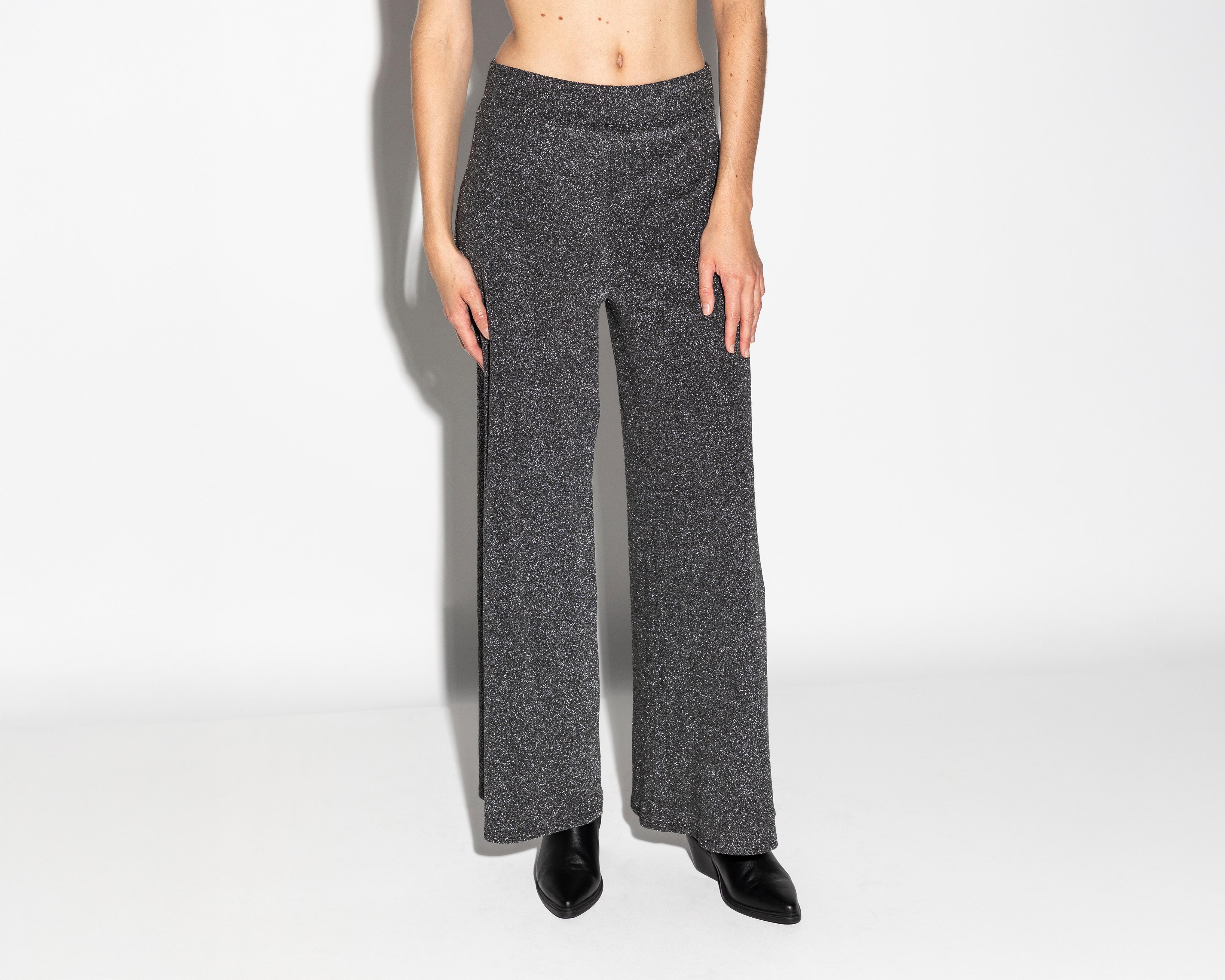Foto 3 pulgar | Pantalón Ancho Strona con Brillos para Mujer