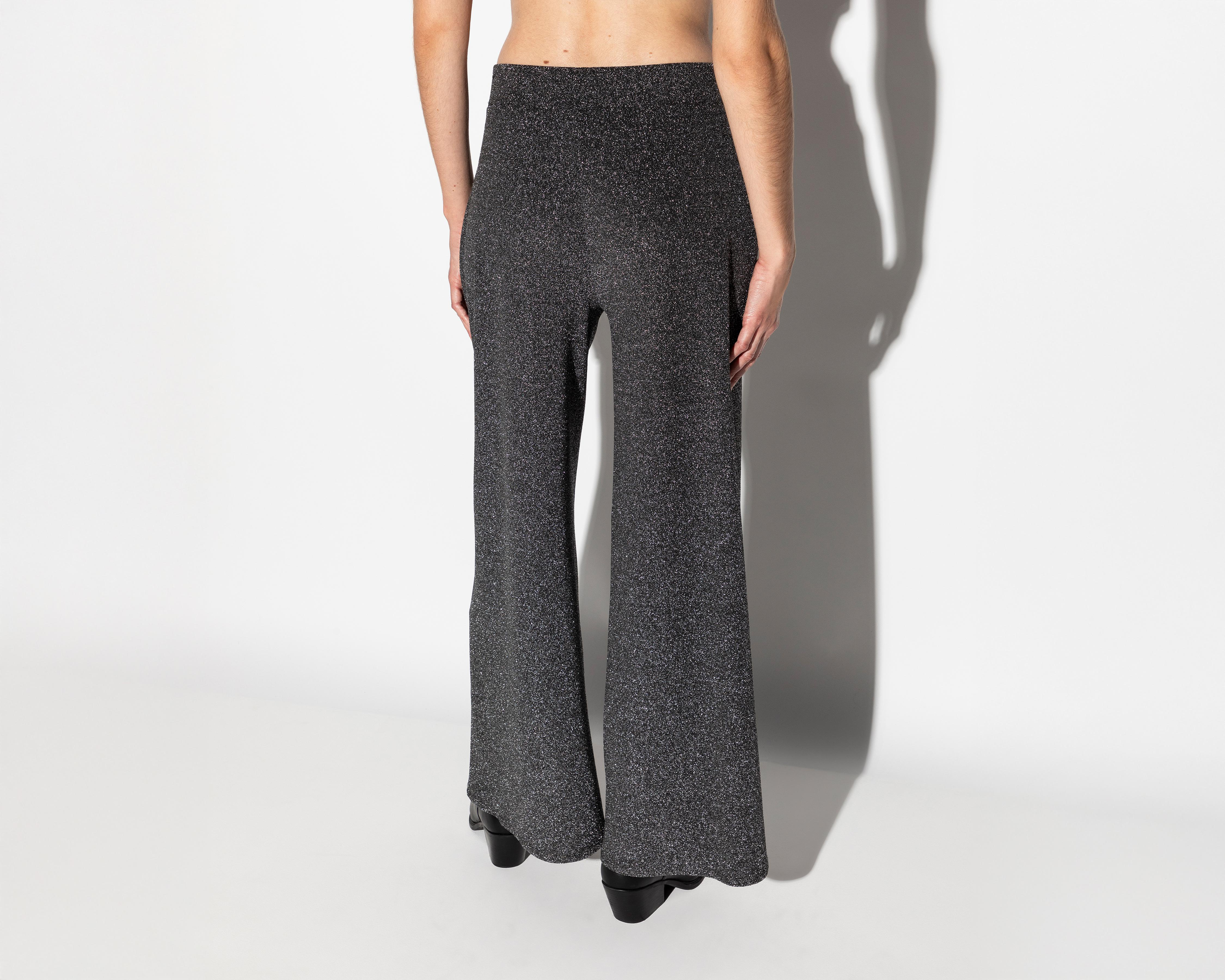 Foto 4 pulgar | Pantalón Ancho Strona con Brillos para Mujer