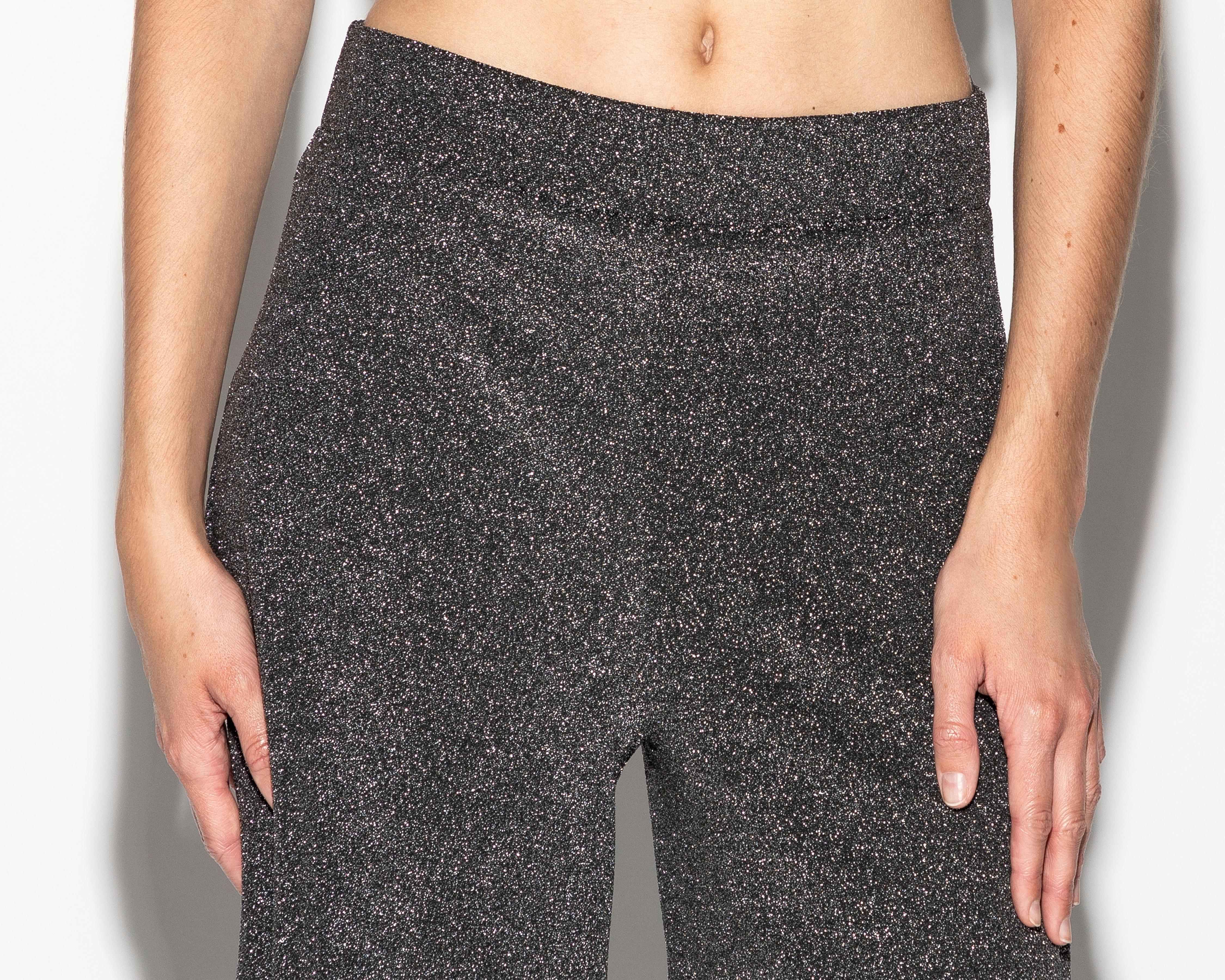 Foto 5 pulgar | Pantalón Ancho Strona con Brillos para Mujer