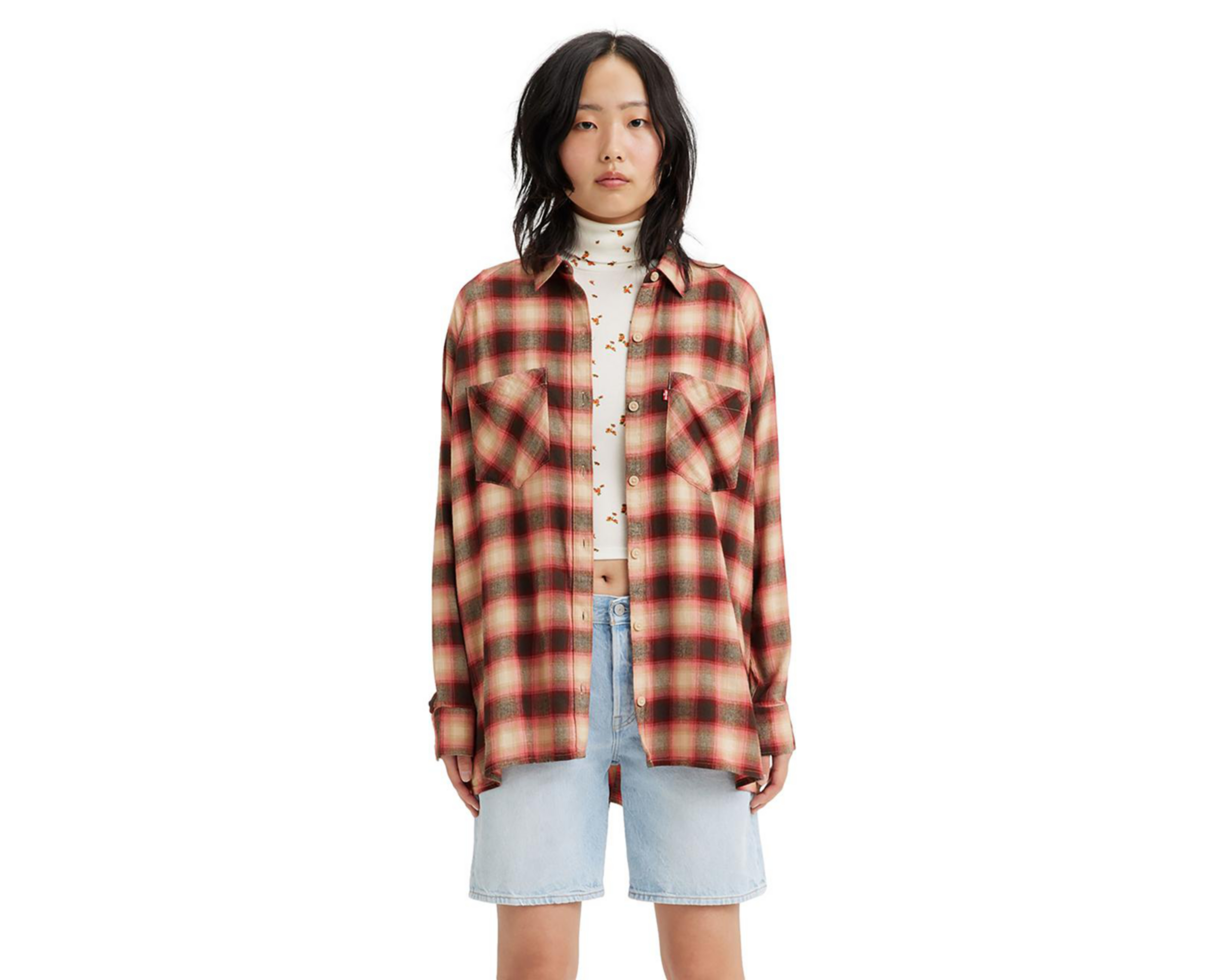 Blusa Levi's Manga Larga a Cuadros
