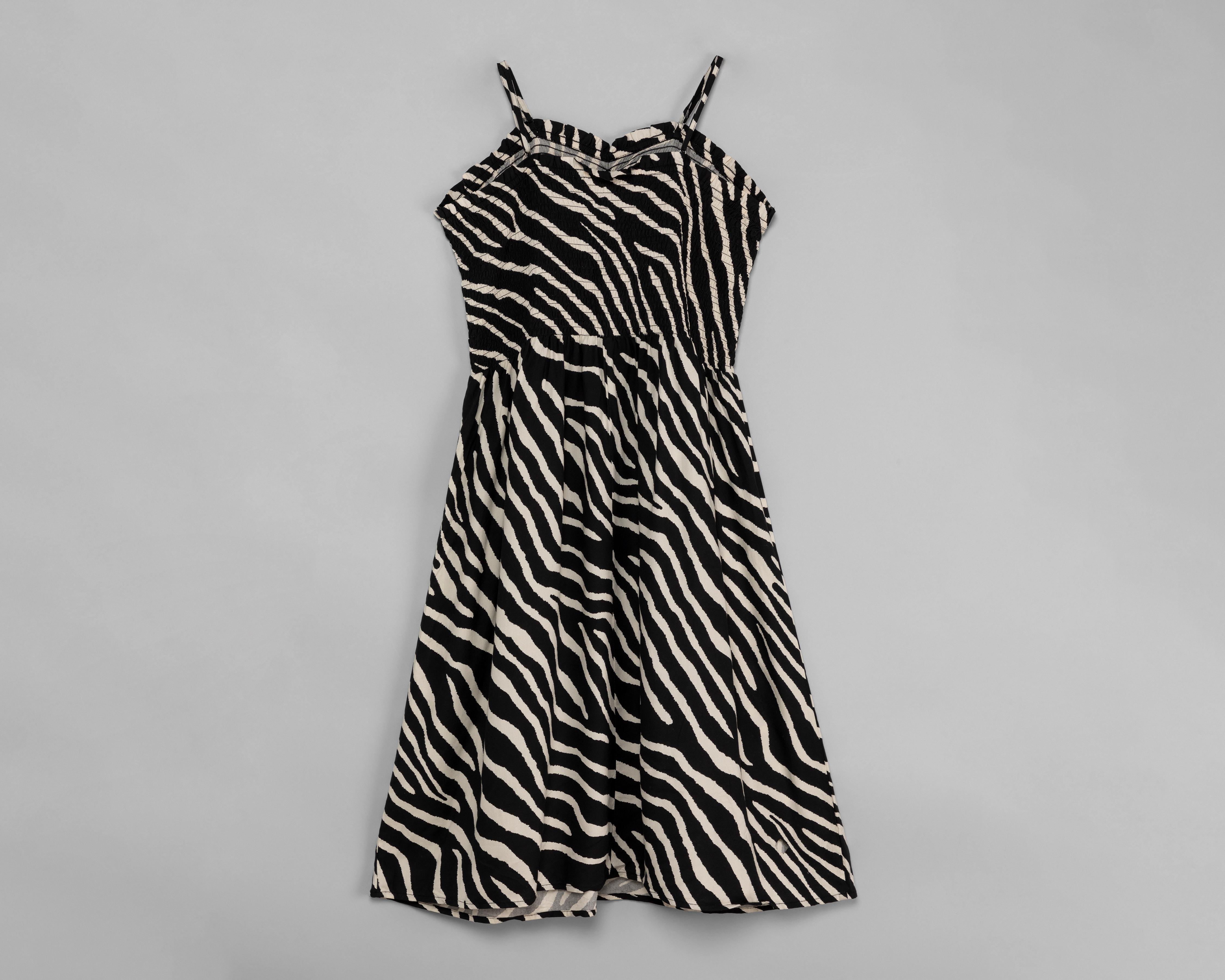 Foto 3 pulgar | Vestido Sahara Casual de Tirantes Animal Print