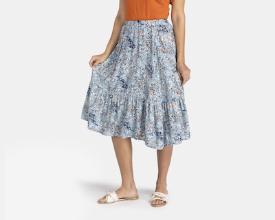 Foto 1 | Falda Midi Lady Sun con Olán