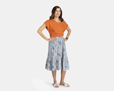 Foto 2 | Falda Midi Lady Sun con Olán