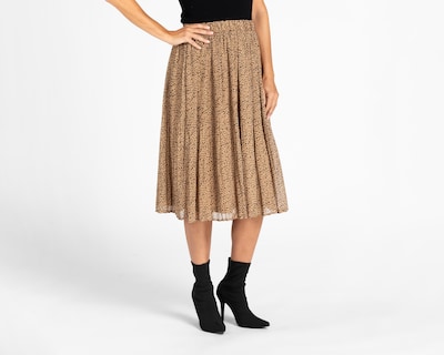 Foto 1 | Falda Midi Sahara Animal Print