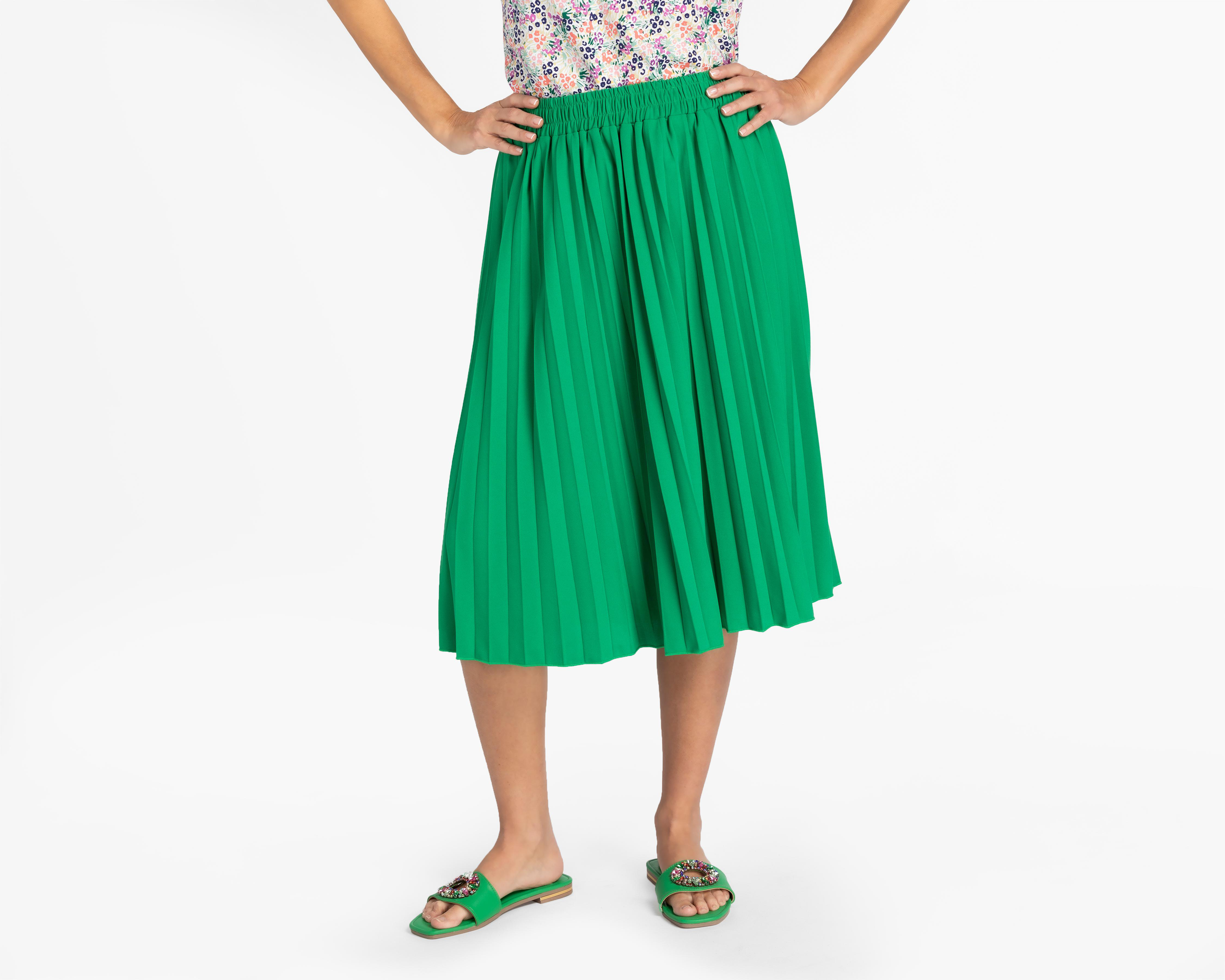 Falda Midi Sahara Plisada