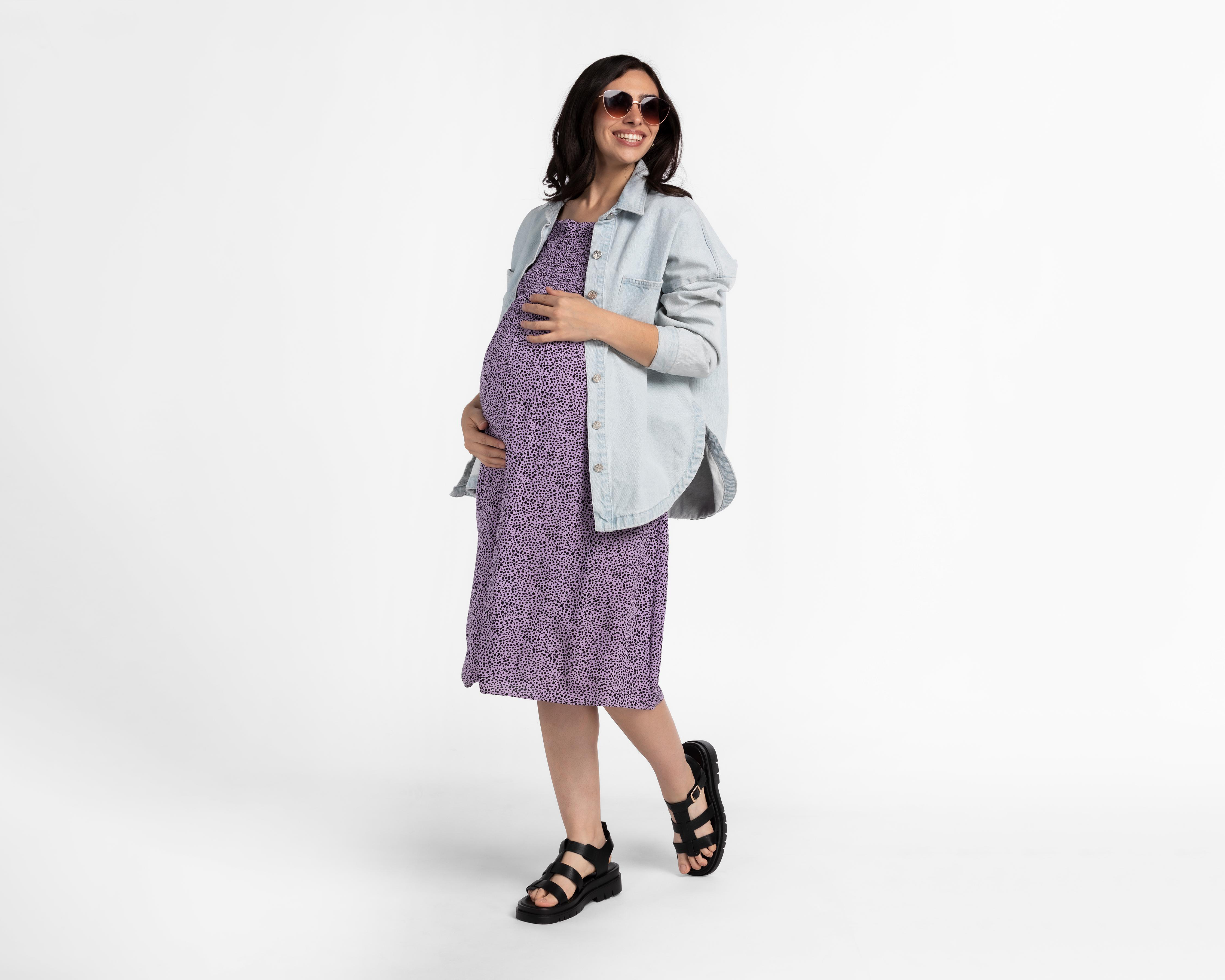 Foto 2 | Vestido de Maternidad Mamá Bella Manga Corta