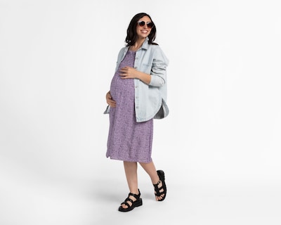Foto 2 | Vestido de Maternidad Mamá Bella Manga Corta