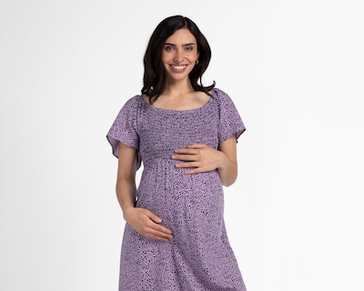 Foto 4 | Vestido de Maternidad Mamá Bella Manga Corta