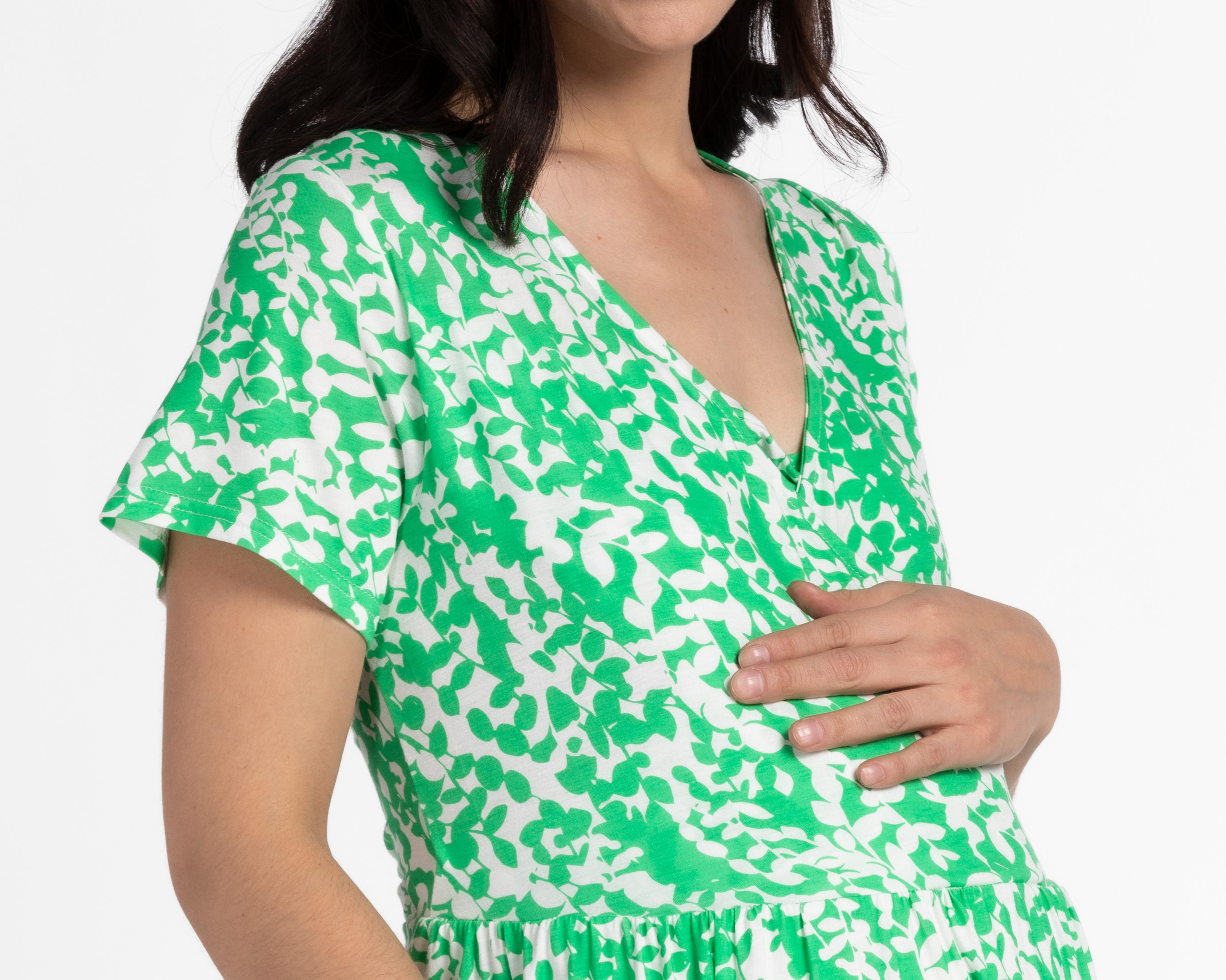 Foto 6 pulgar | Vestido de Maternidad Mamá Bella Manga Corta