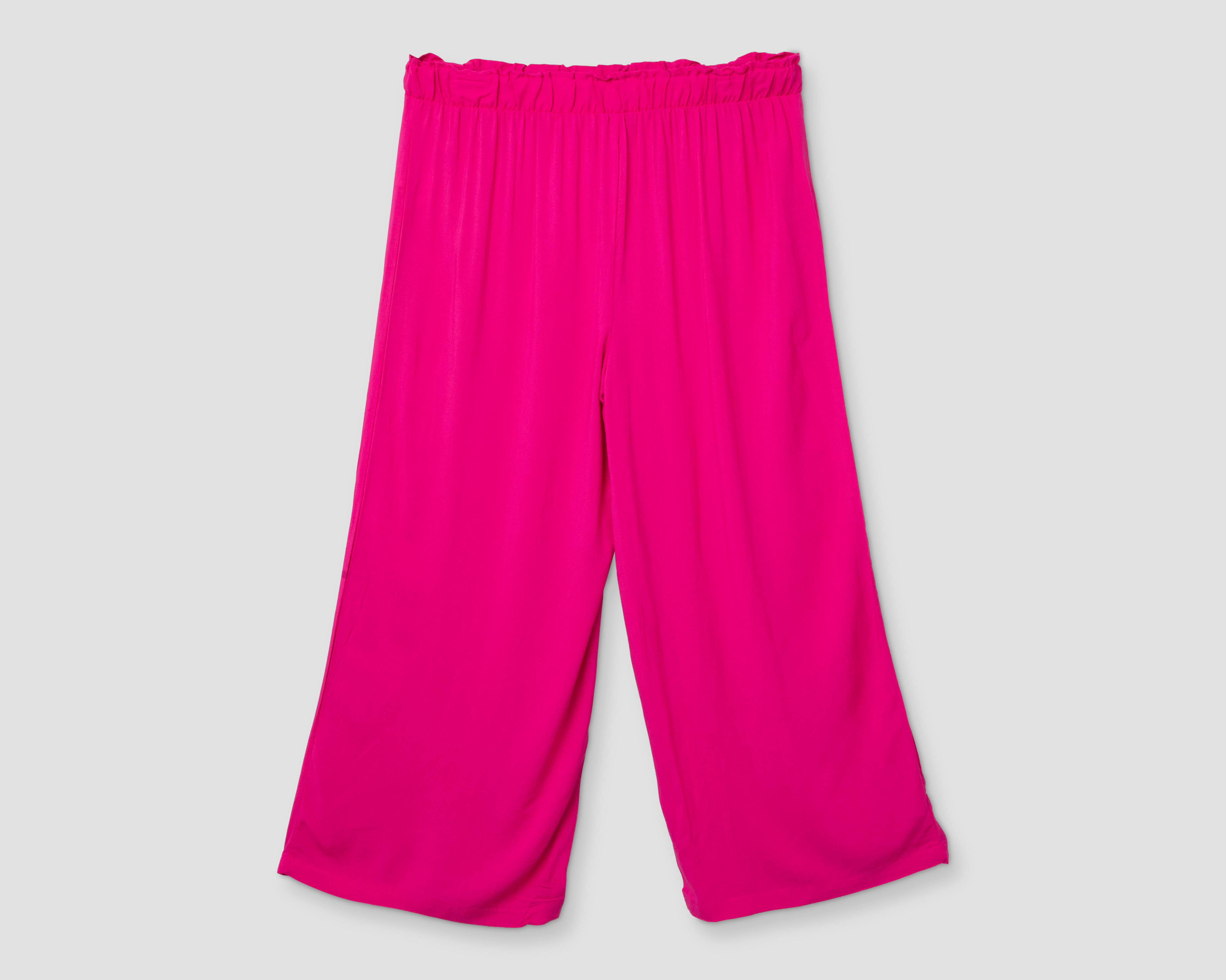 Foto 4 pulgar | Pantalón Ancho Lady Sun Rosa