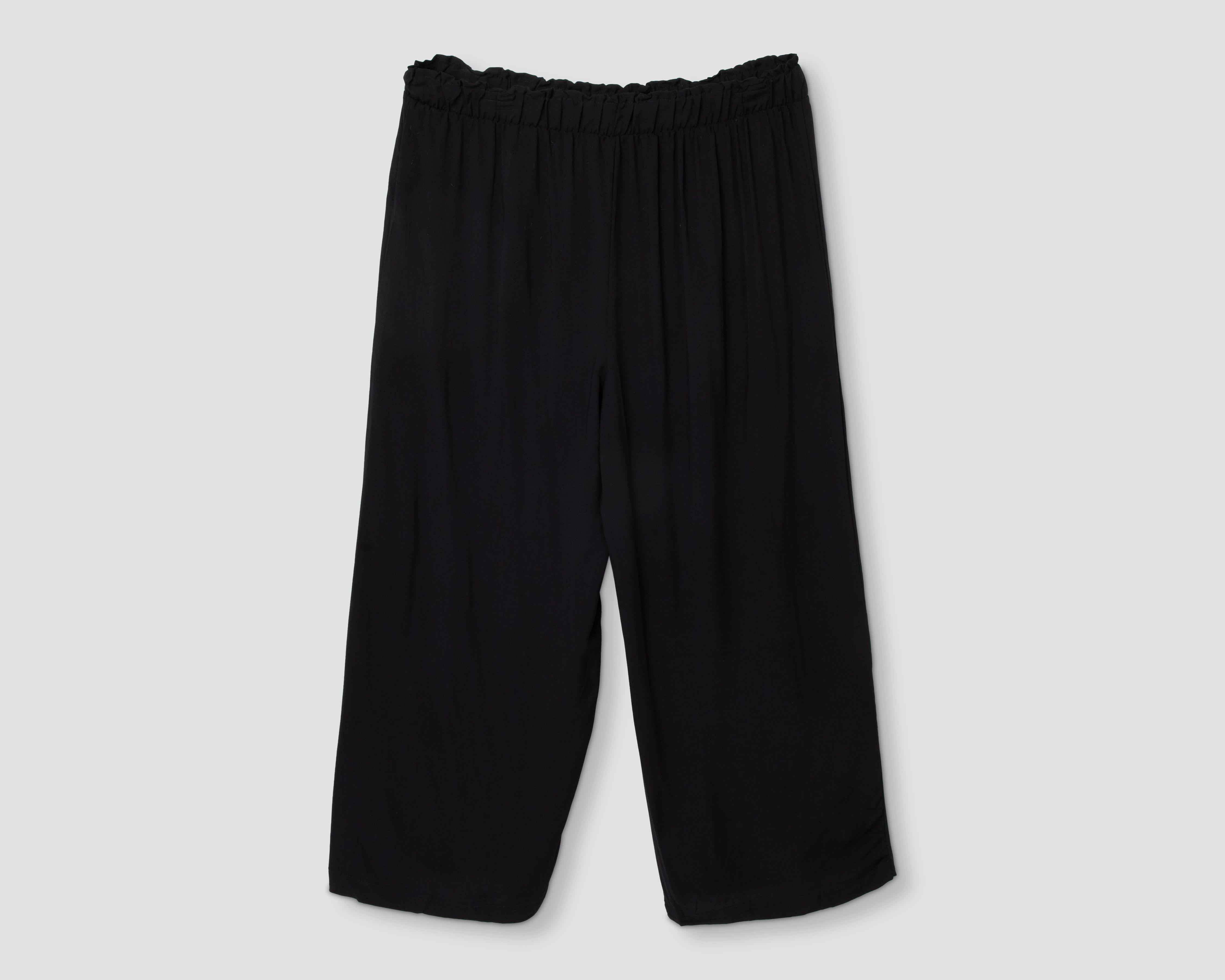 Foto 3 pulgar | Pantalón Ancho Lady Sun Negro