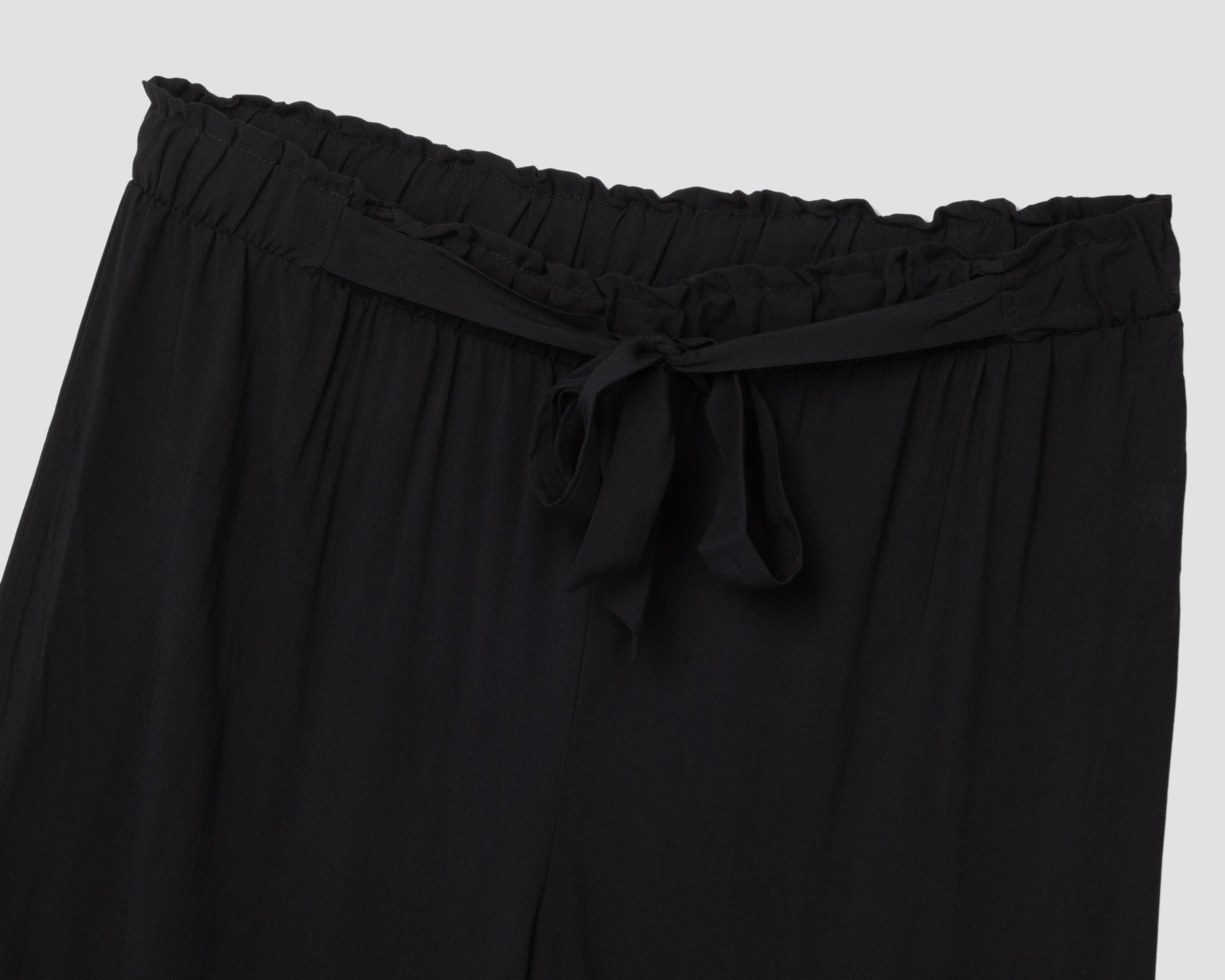 Foto 3 | Pantalón Ancho Lady Sun Negro