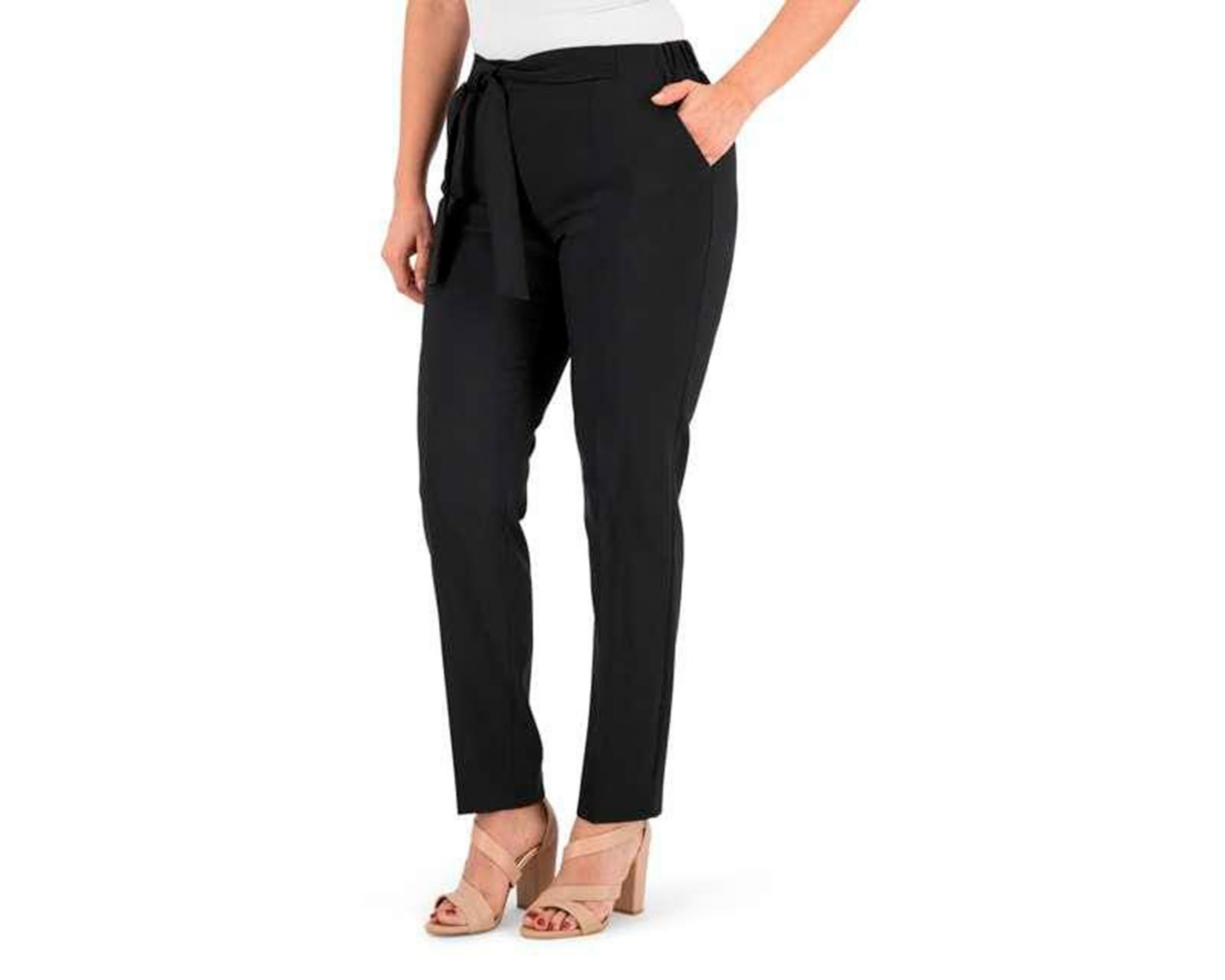Pantalón de Vestir Negro marca Sahara para Mujer