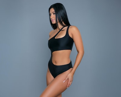Foto 2 | Traje de Baño Completo Be Wicked Negro para Mujer