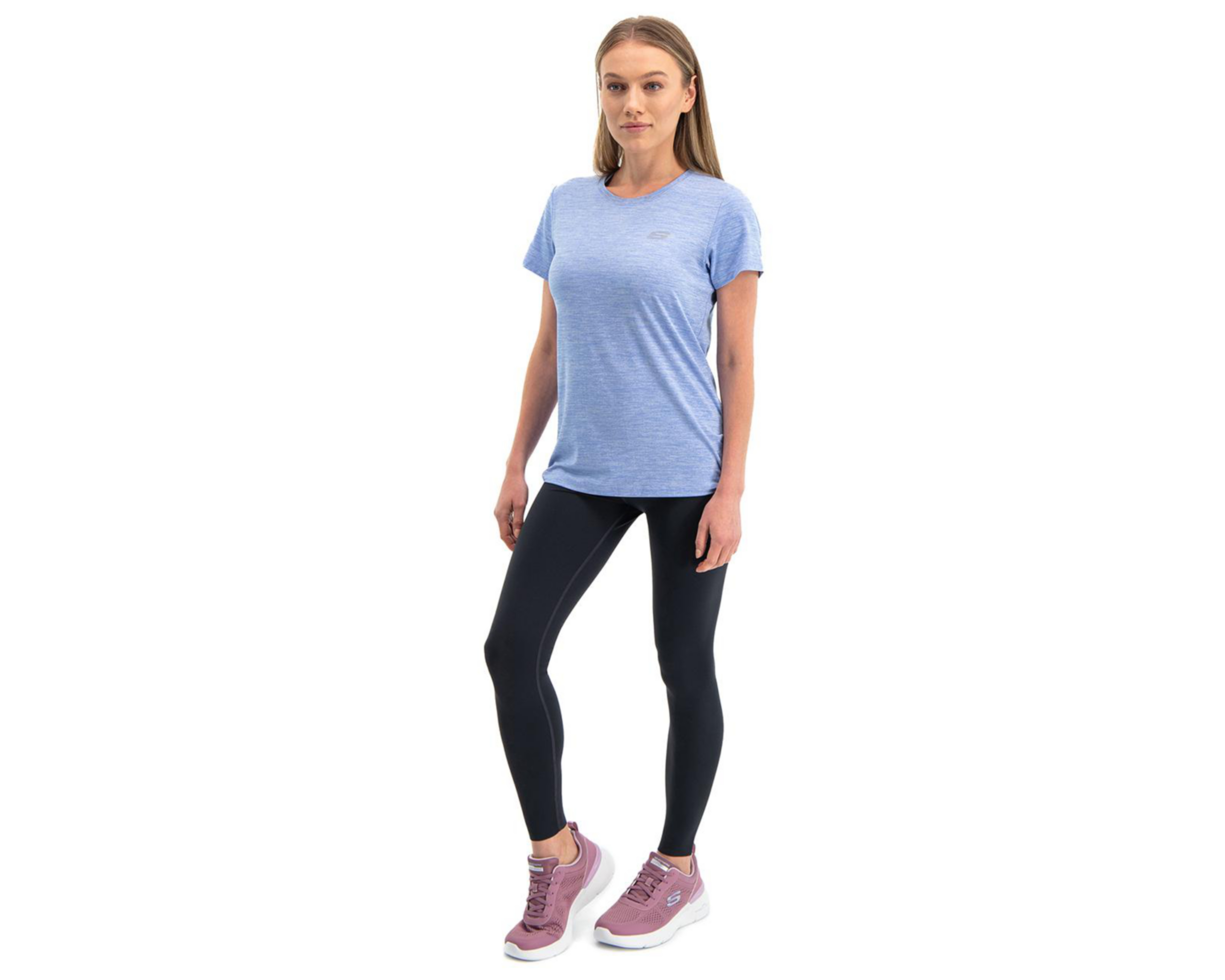 Foto 4 | Leggings Skechers Active 4 Way Stretch de Entrenamiento para Mujer