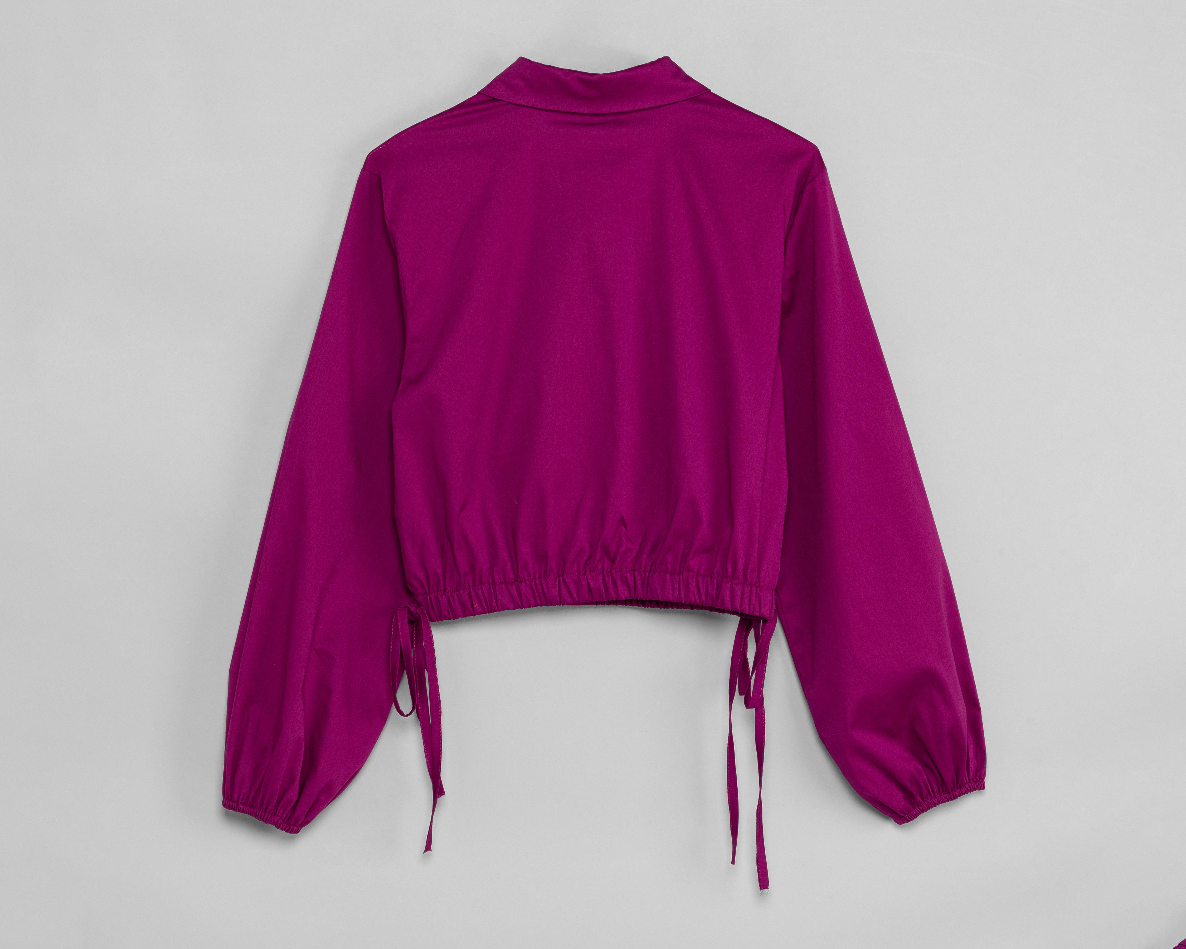 Foto 4 pulgar | Camisa Thinner Manga Larga con Bolsas