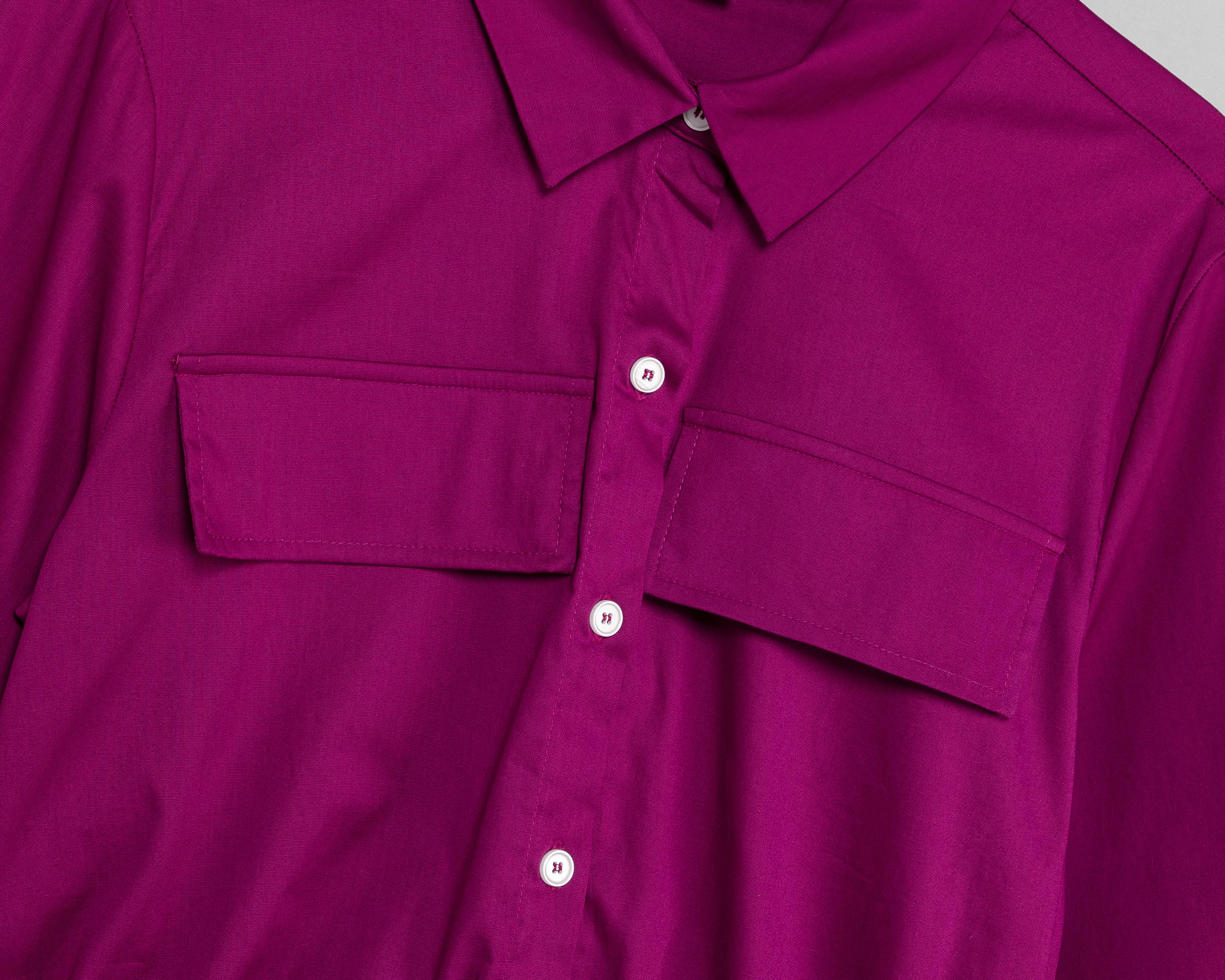 Foto 5 pulgar | Camisa Thinner Manga Larga con Bolsas